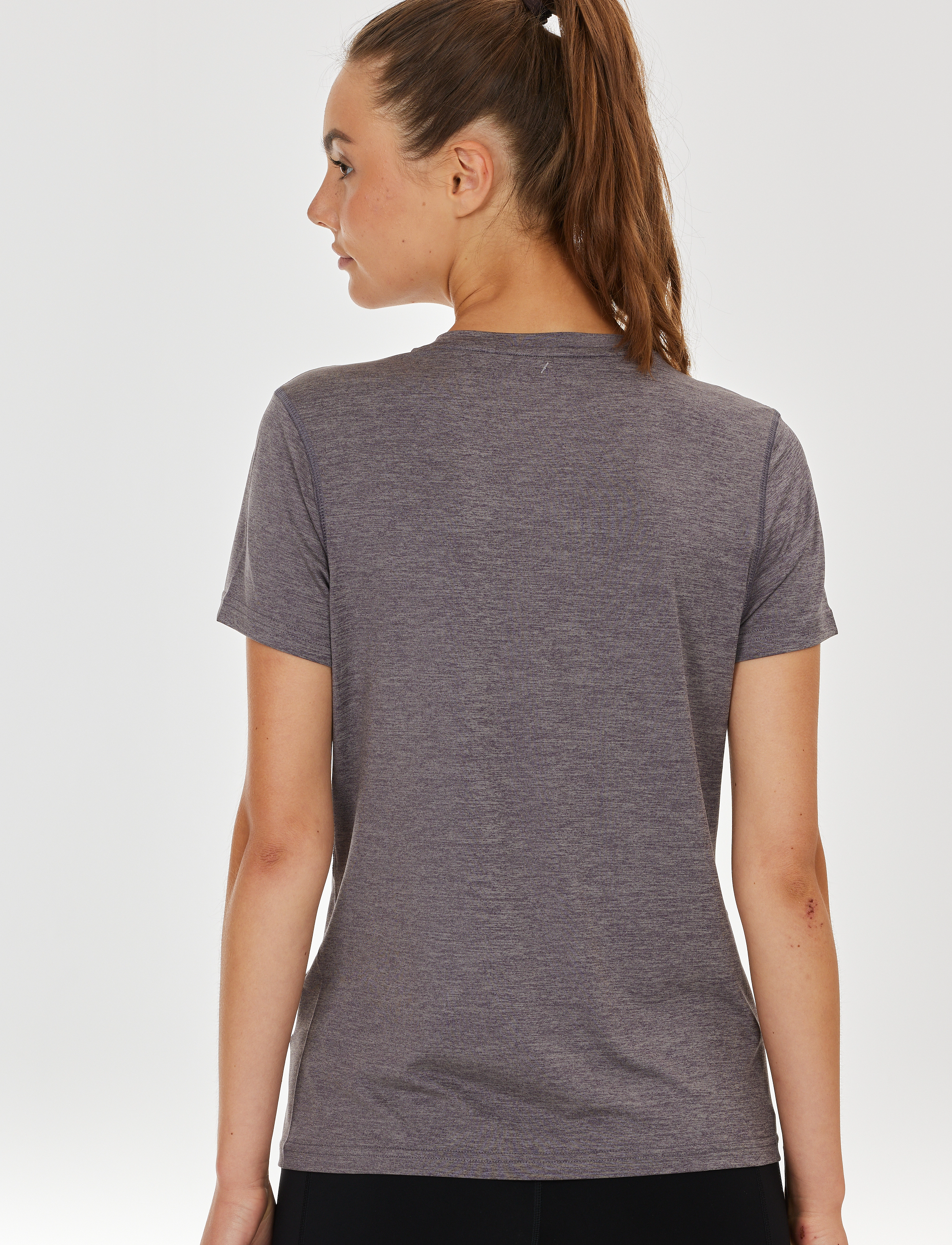 Endurance - Wange W Melange S/S Tee - 1117 shark - 4