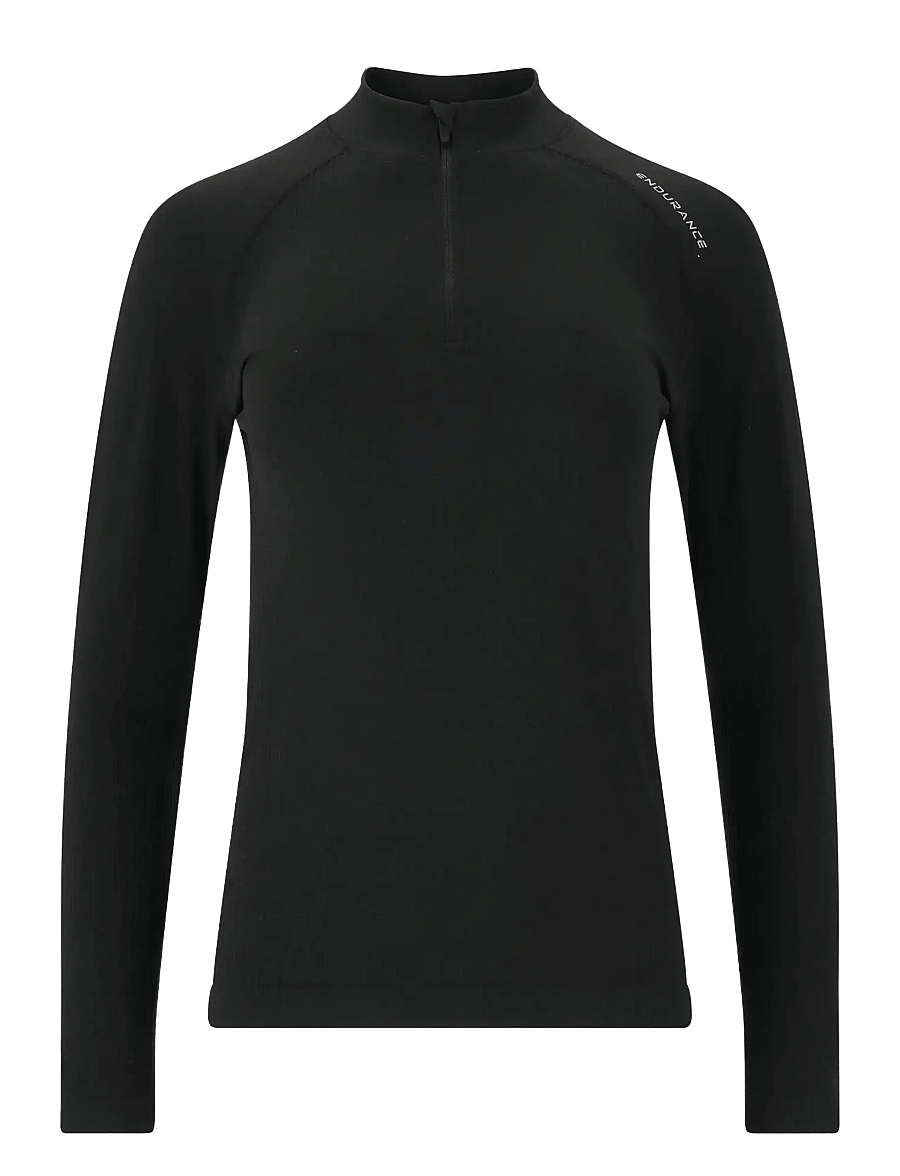 Endurance - Halen W Seamless Midlayer - oberteile - dark grey melange - 1