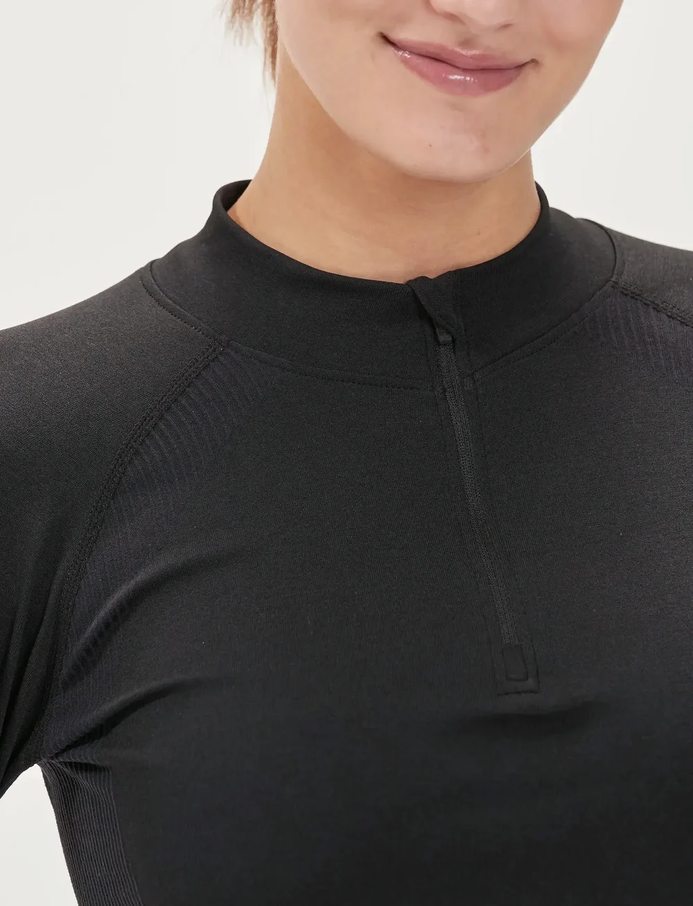 Endurance - Halen W Seamless Midlayer - fleece og mellemlag - dark grey melange - 3