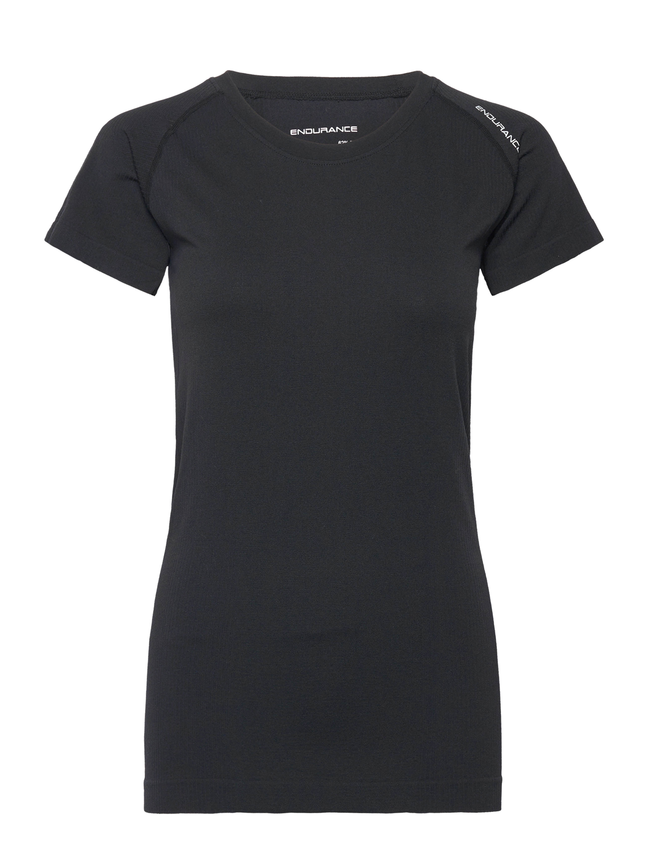 ENDURANCE Halen W Seamless Ss Tee Schwarz - XXS/XS - Damen