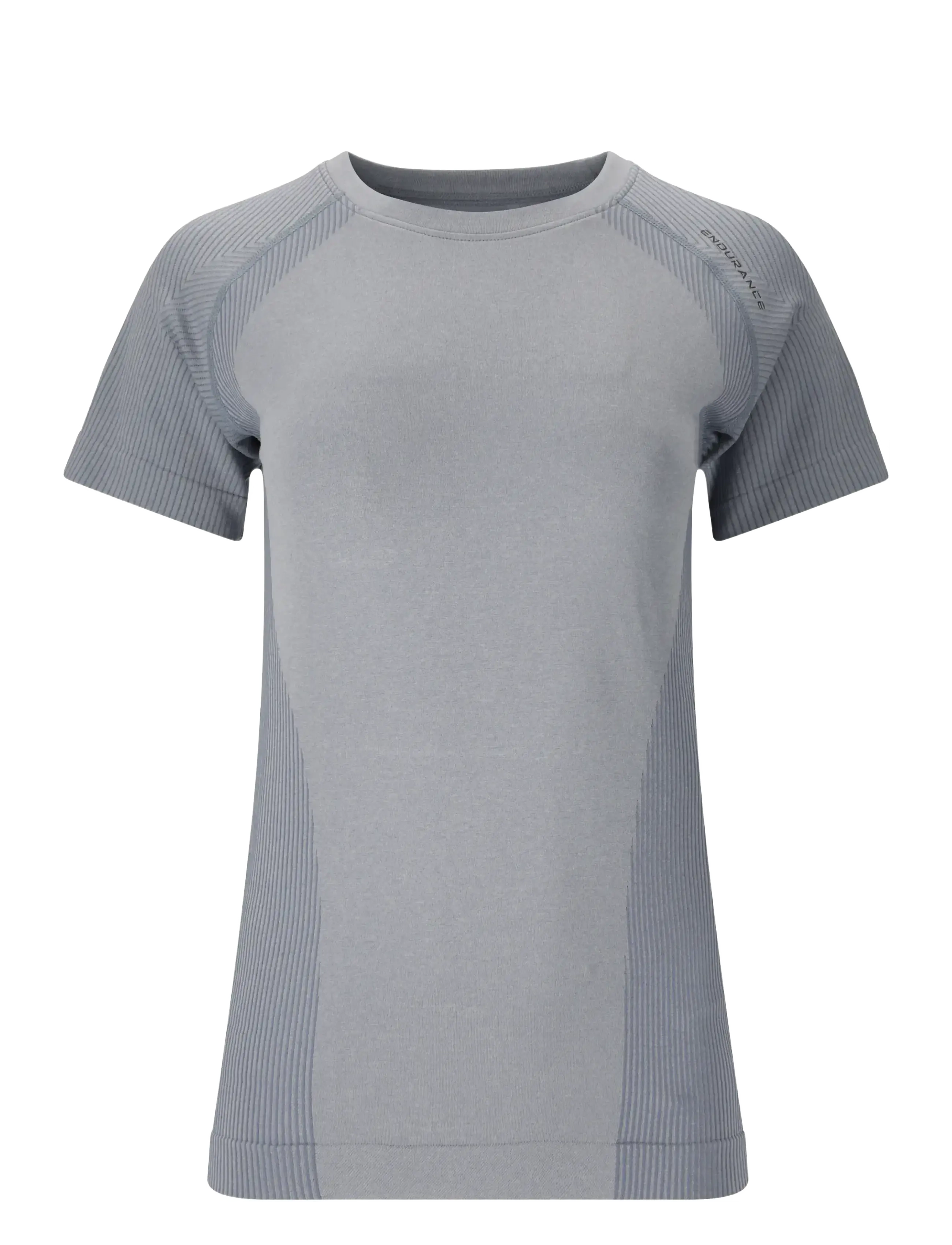 Endurance Halen W Seamless S/S Tee - Kläder - FLINT STONE / grey