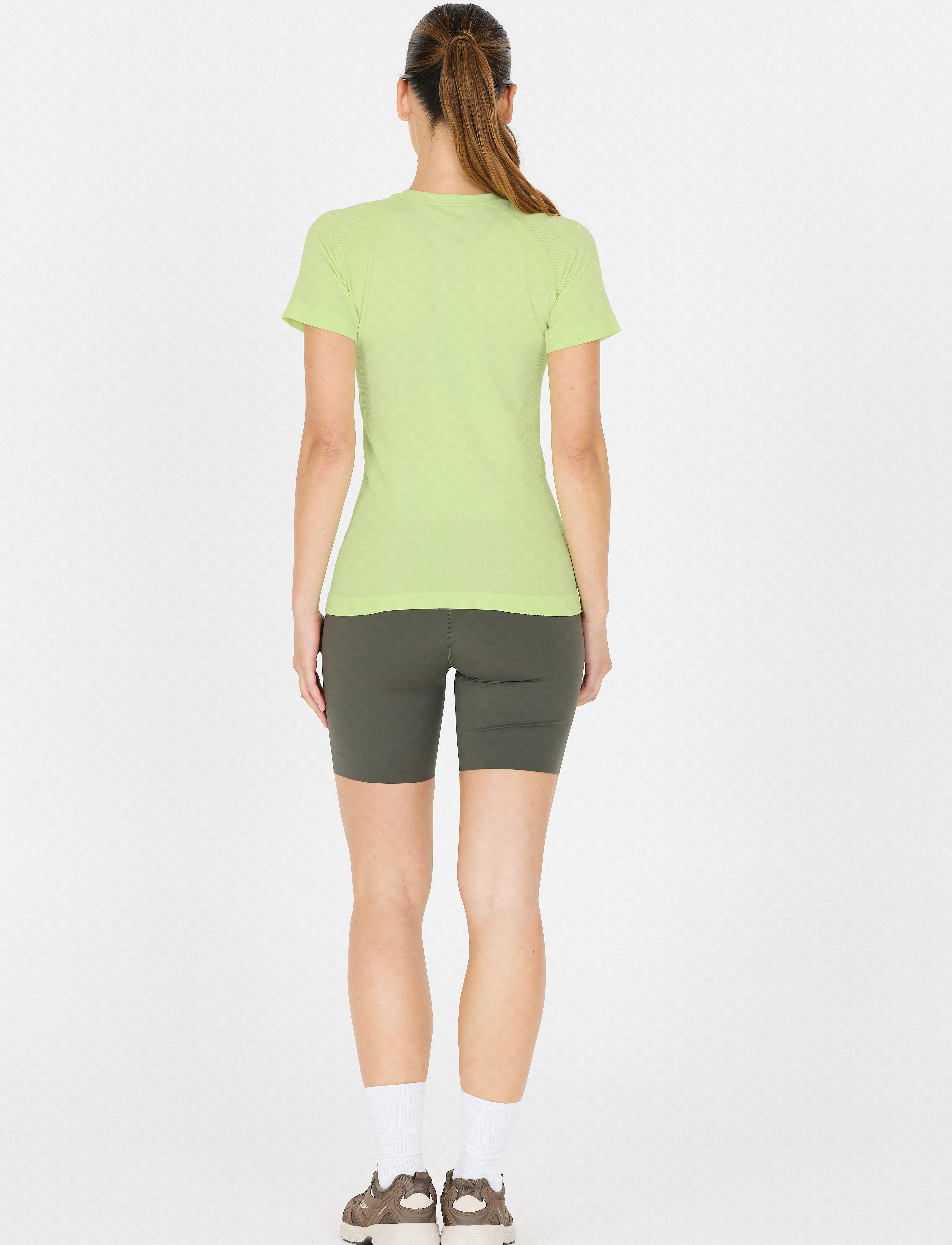 Endurance - Halen W Seamless SS Tee - t-skjorter - paradise green - 4