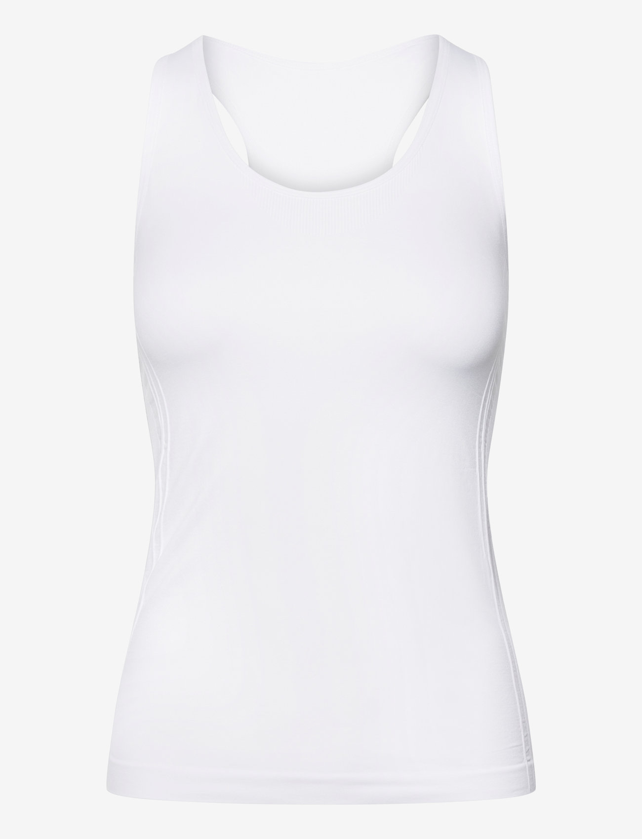 Endurance - Katrina W Seamless Top - Õlapaeltega pluusid - white - 1