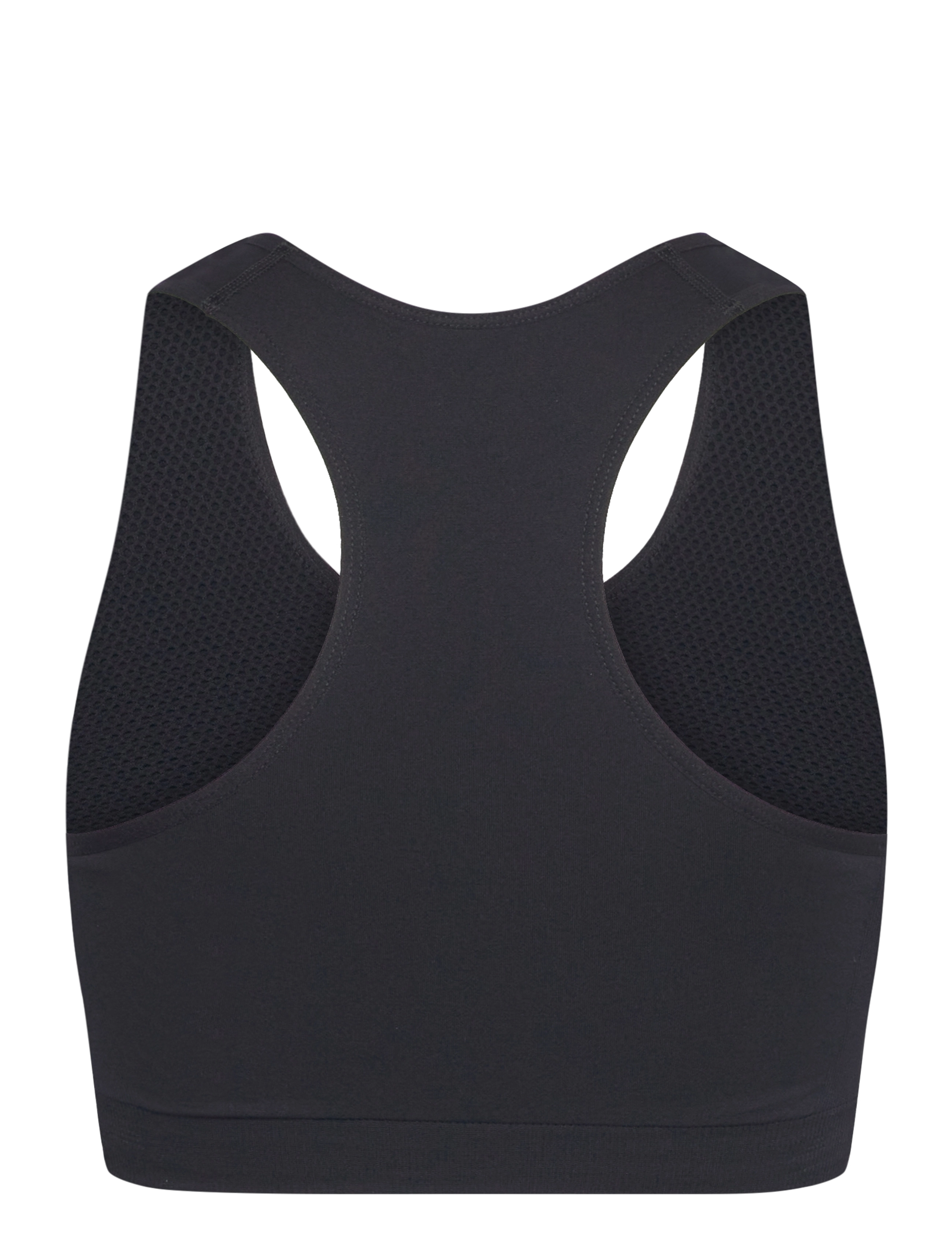 Endurance - Katrina W Seamless Sports Bra - lav støtte - black - 2