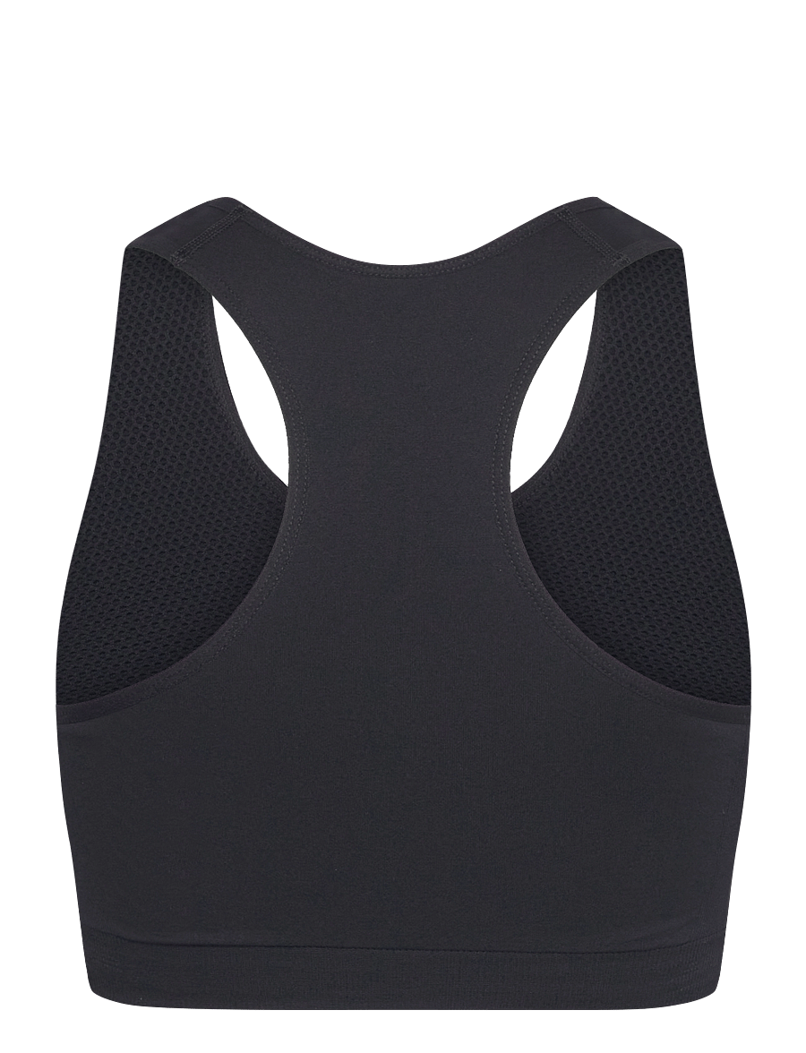 Endurance - Katrina W Seamless Sports Bra - lav støtte - black - 2