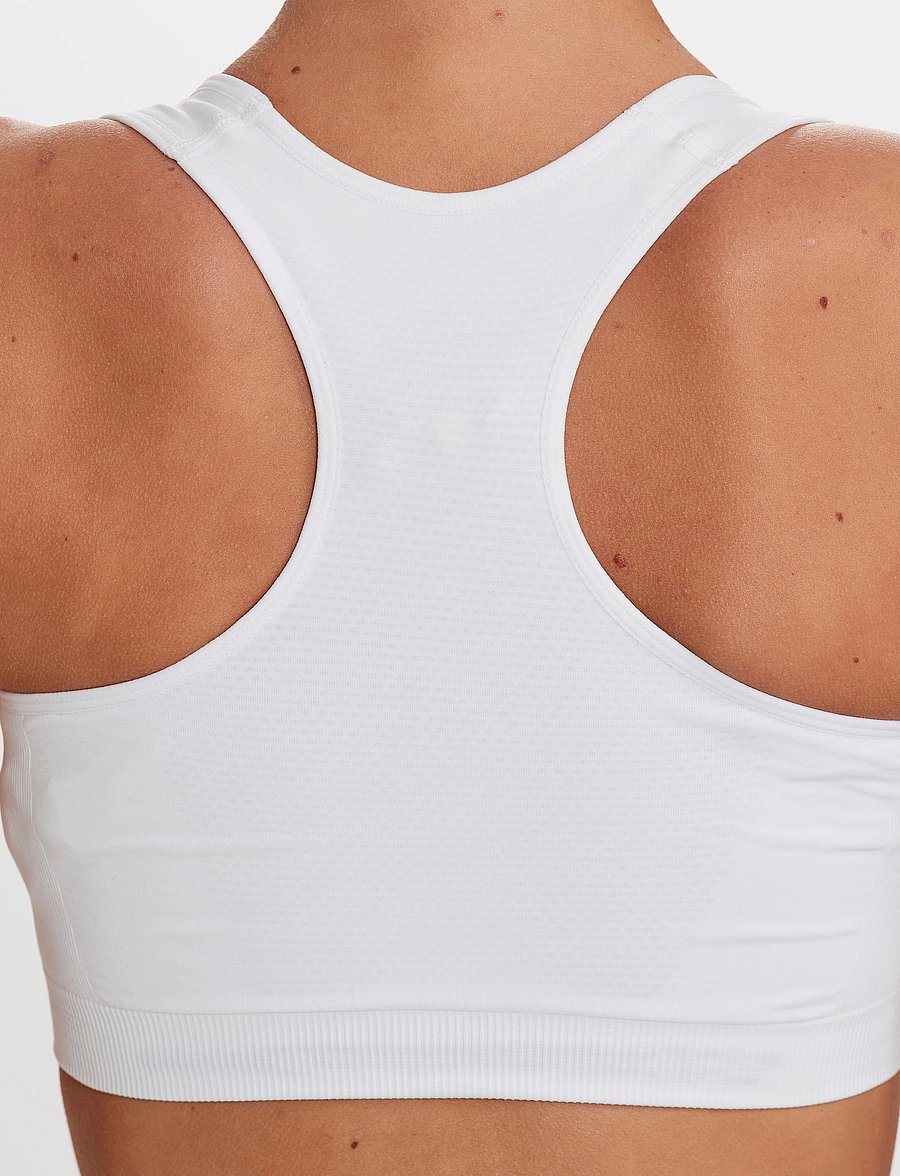 Endurance - Katrina W Seamless Sports Bra - lav støtte - white - 4
