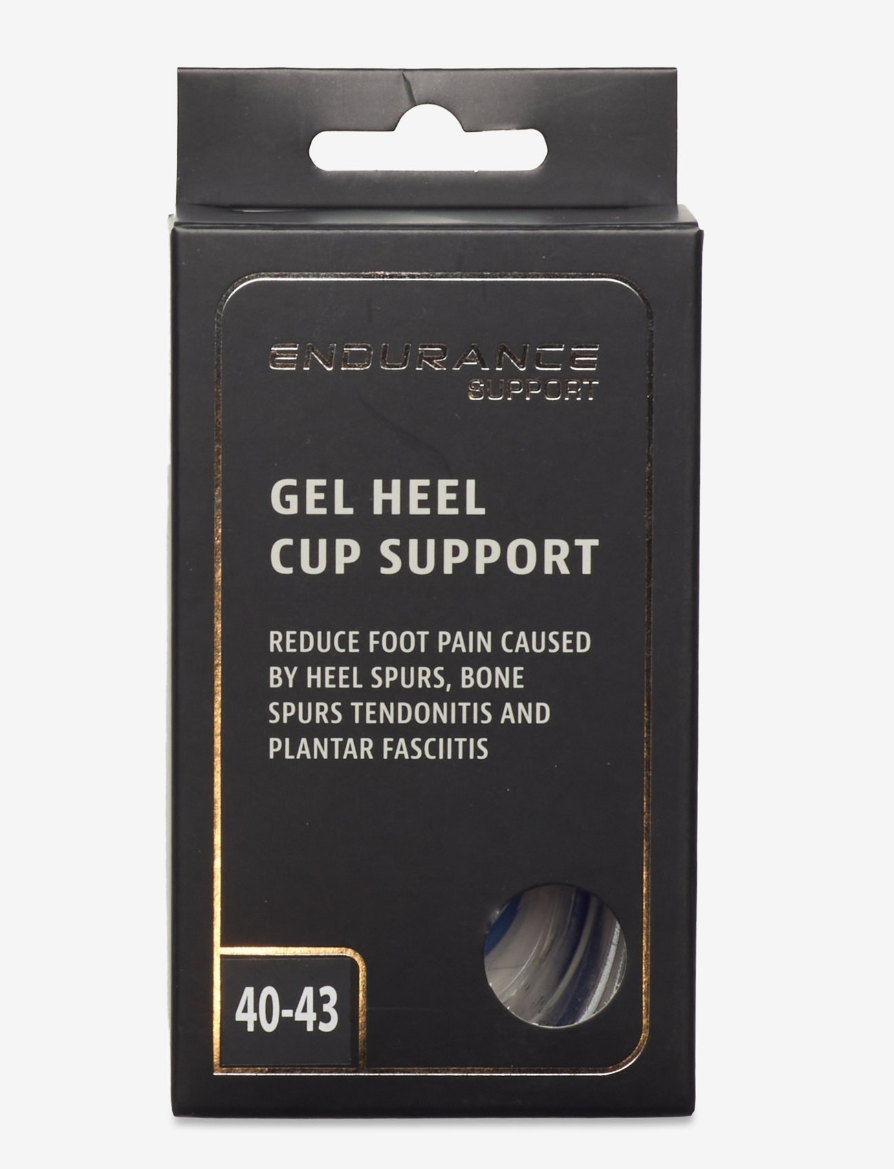 Endurance - Endurance Heel Cup Support - sisetallad - transparent - 1