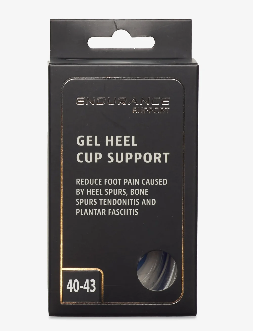 Endurance - Endurance Heel Cup Support - såler - transparent - 1