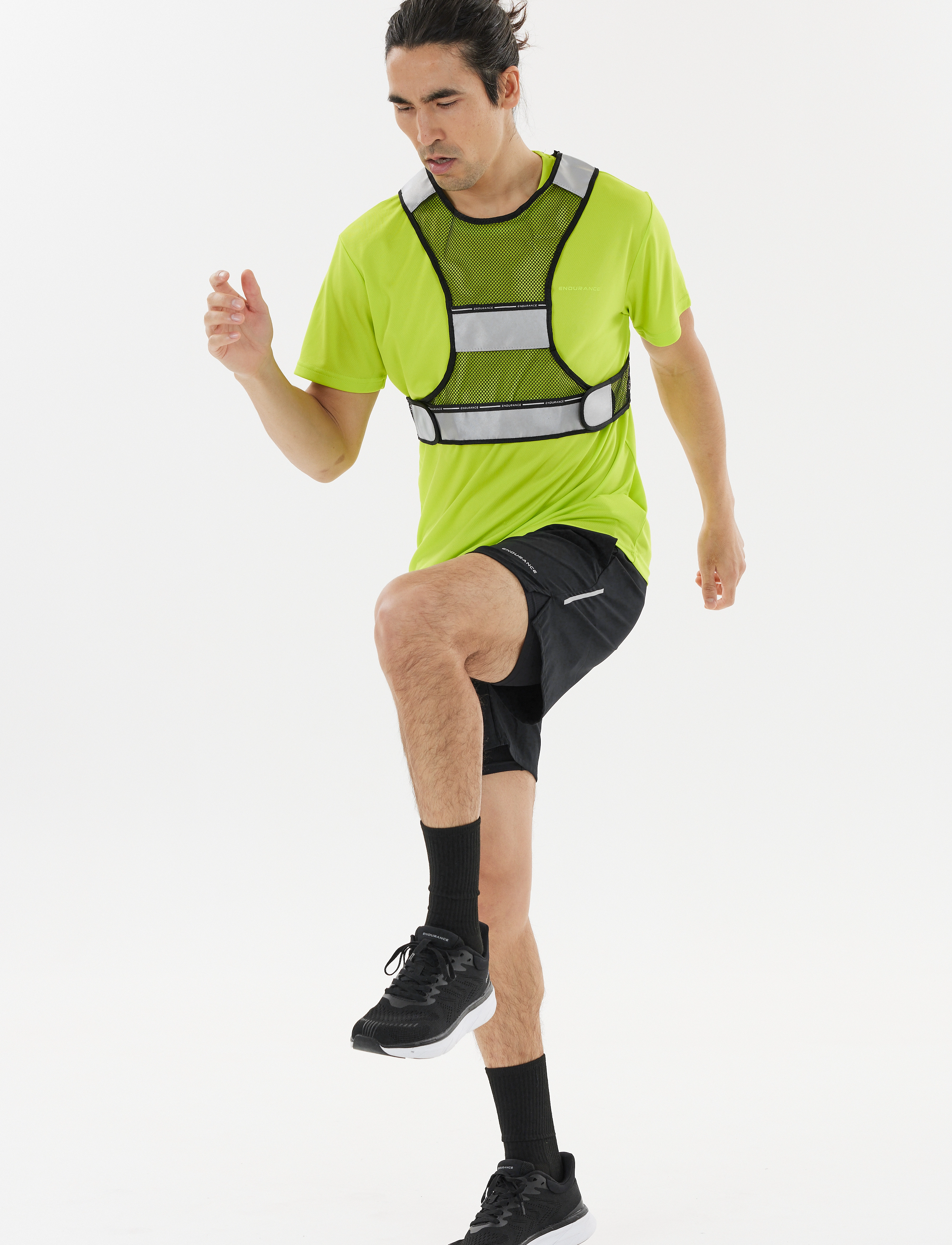 Endurance Borwey Unisex Safety Vest, One Size, Sport Equipment, Schwarz - Running Frauen