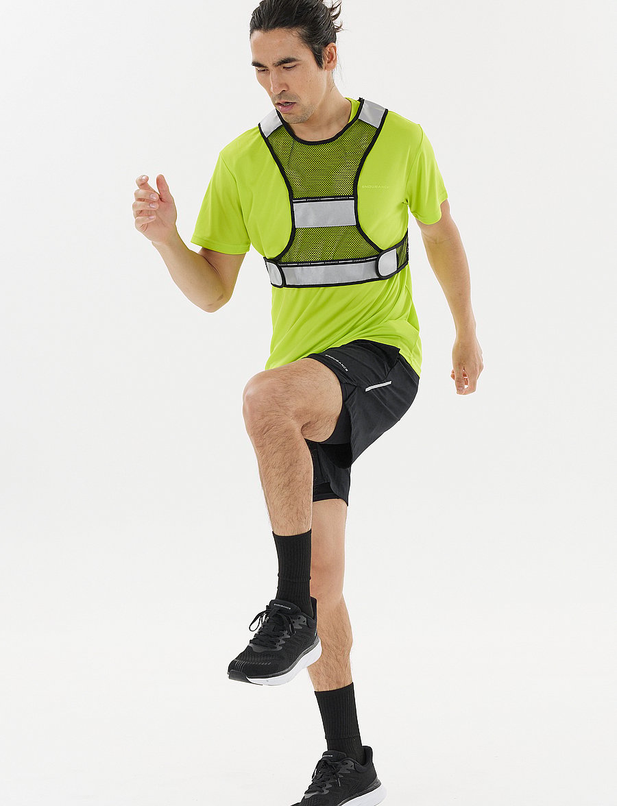 Endurance - Borwey Unisex Safety Vest - laufausrüstung - black - 0