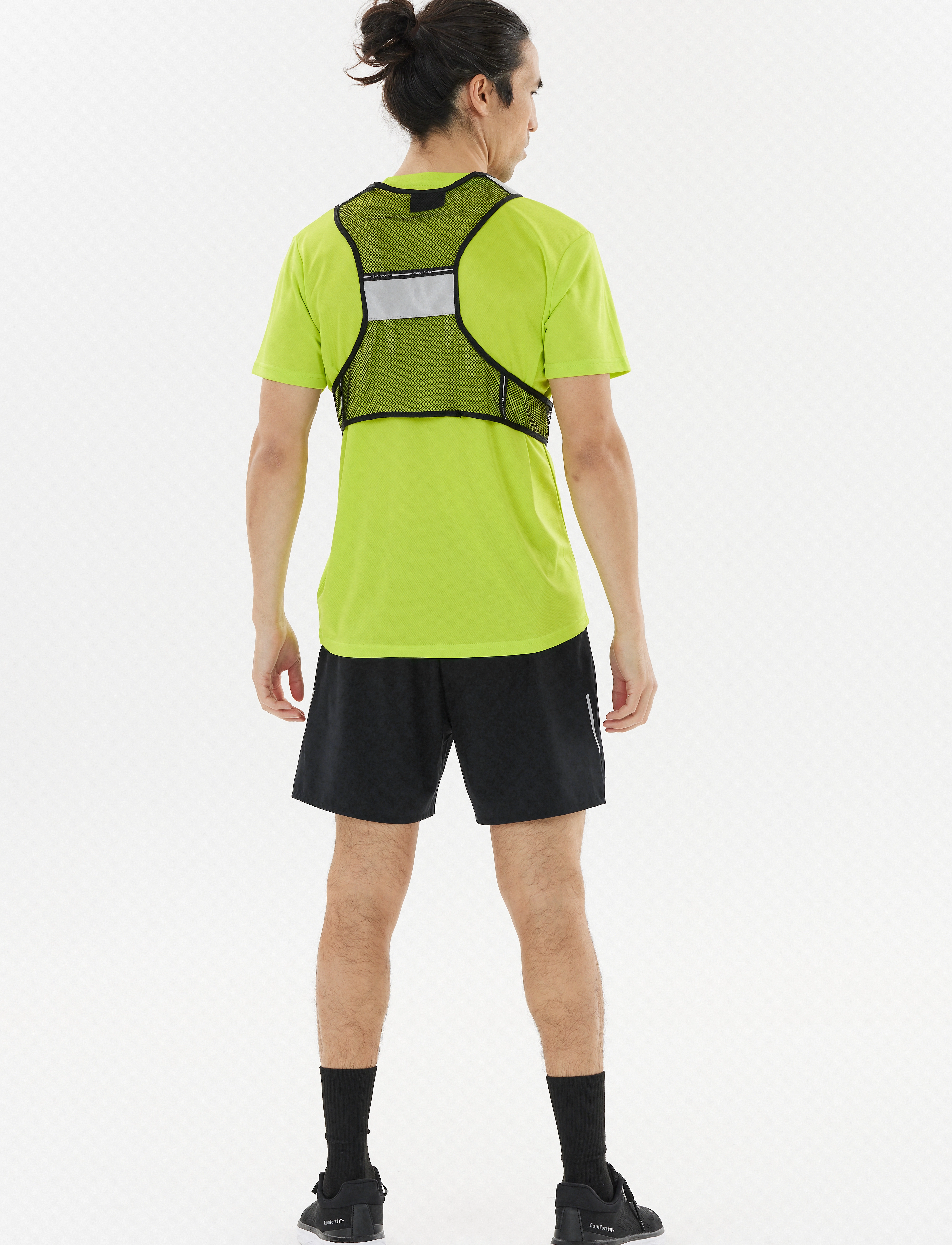 Endurance - Borwey Unisex Safety Vest - løbeudstyr - black - 3