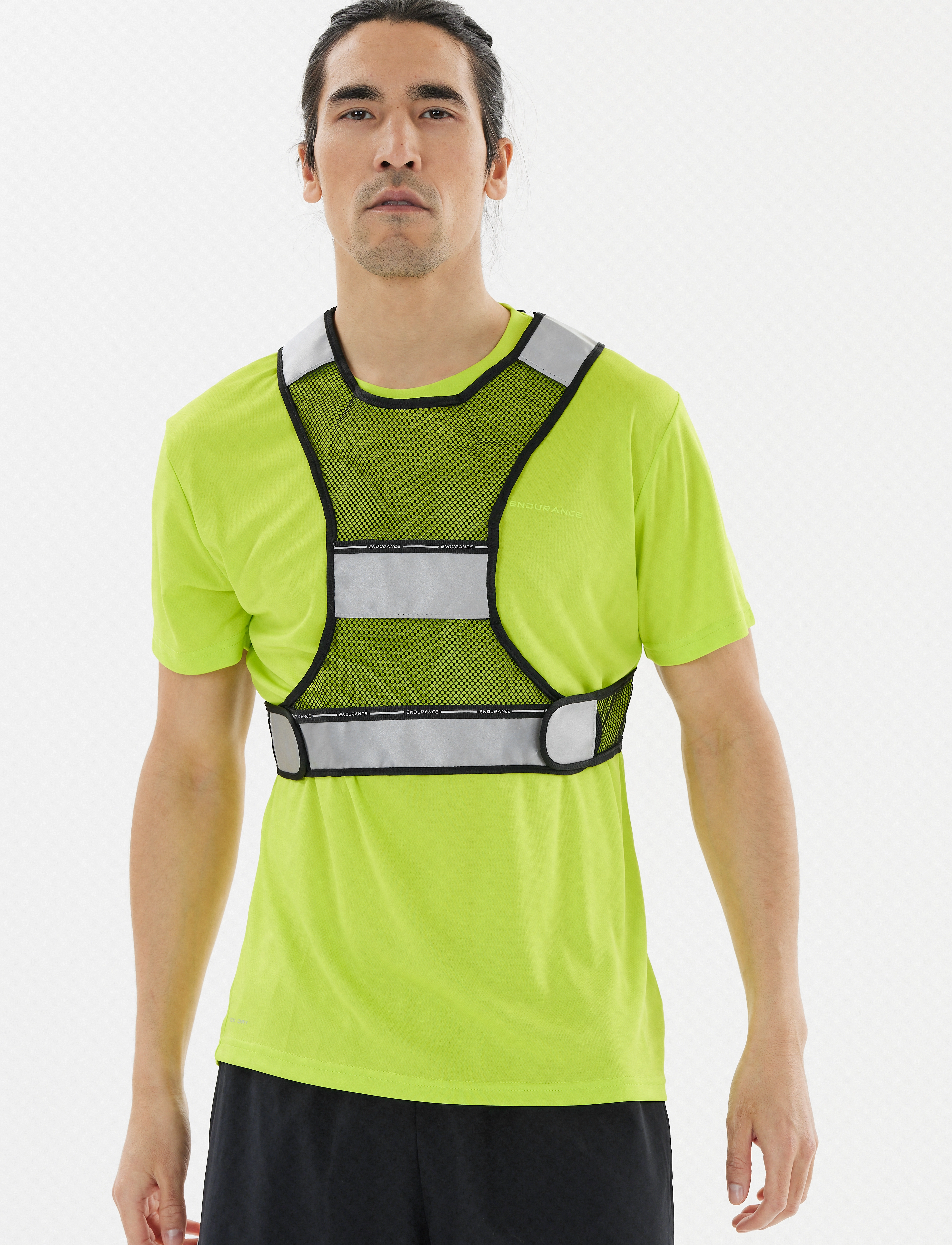 Endurance - Borwey Unisex Safety Vest - løbeudstyr - black - 4