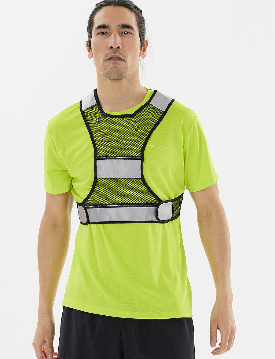 Endurance - Borwey Unisex Safety Vest - laufausrüstung - black - 4