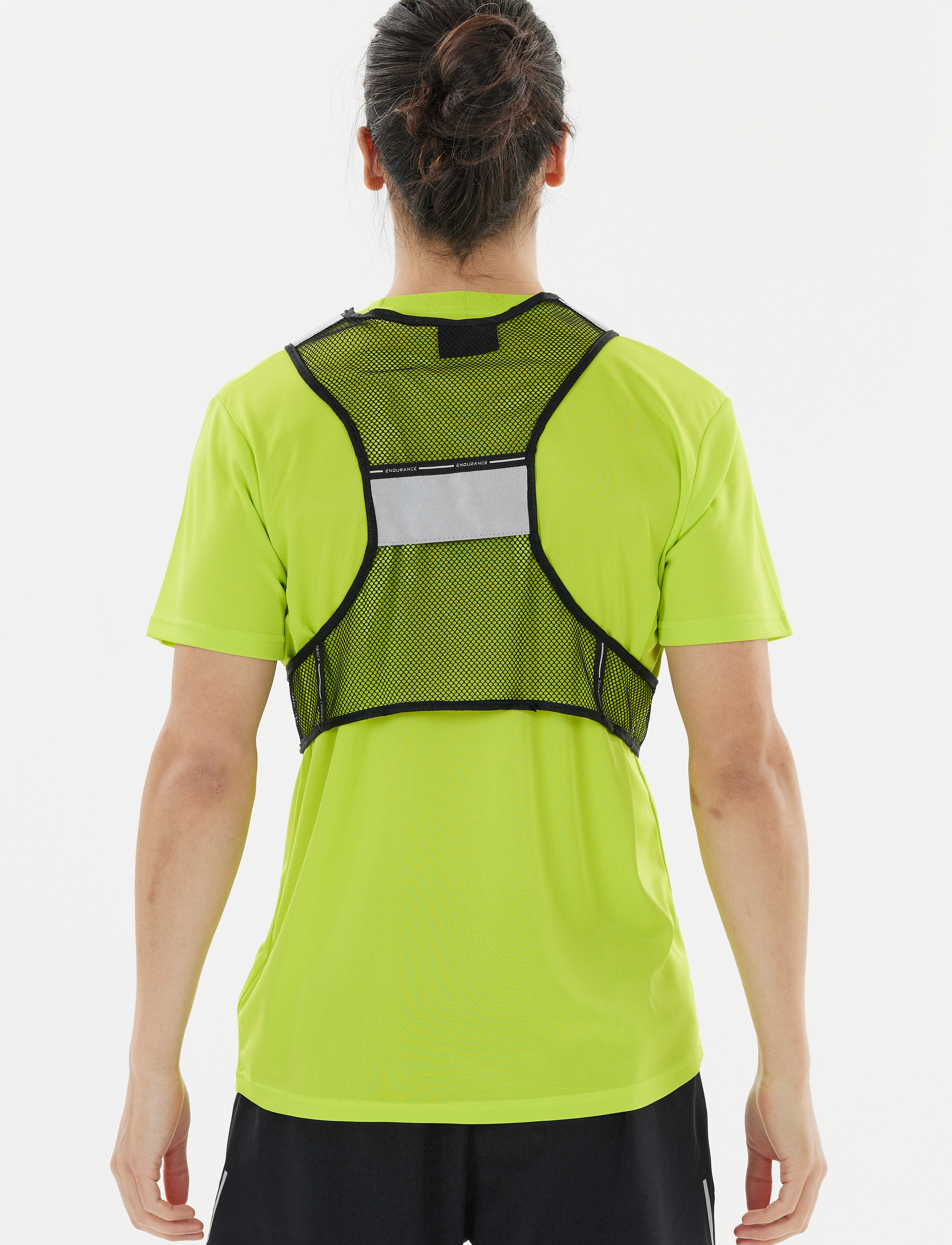 Endurance - Borwey Unisex Safety Vest - løbeudstyr - black - 5