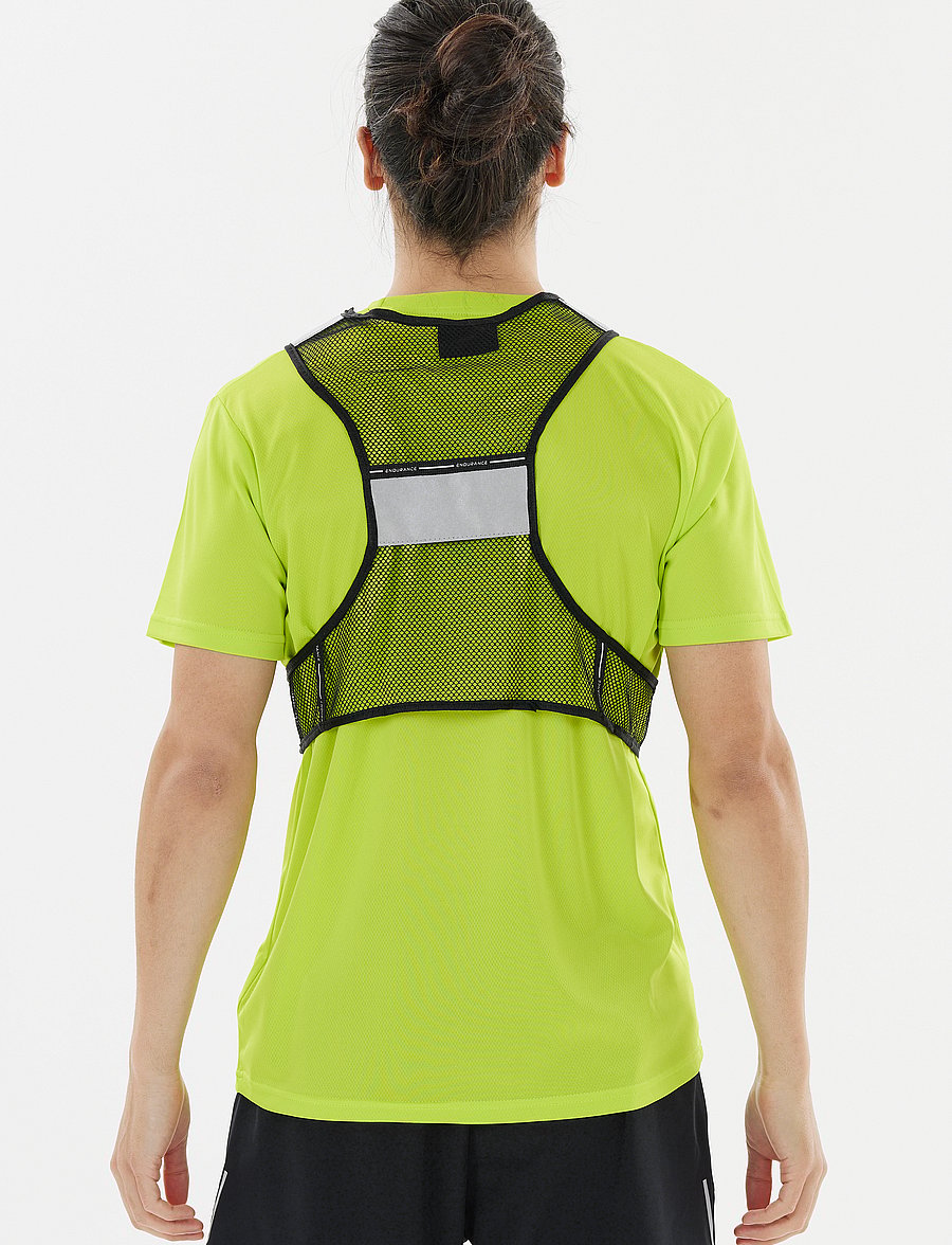 Endurance - Borwey Unisex Safety Vest - laufausrüstung - black - 5