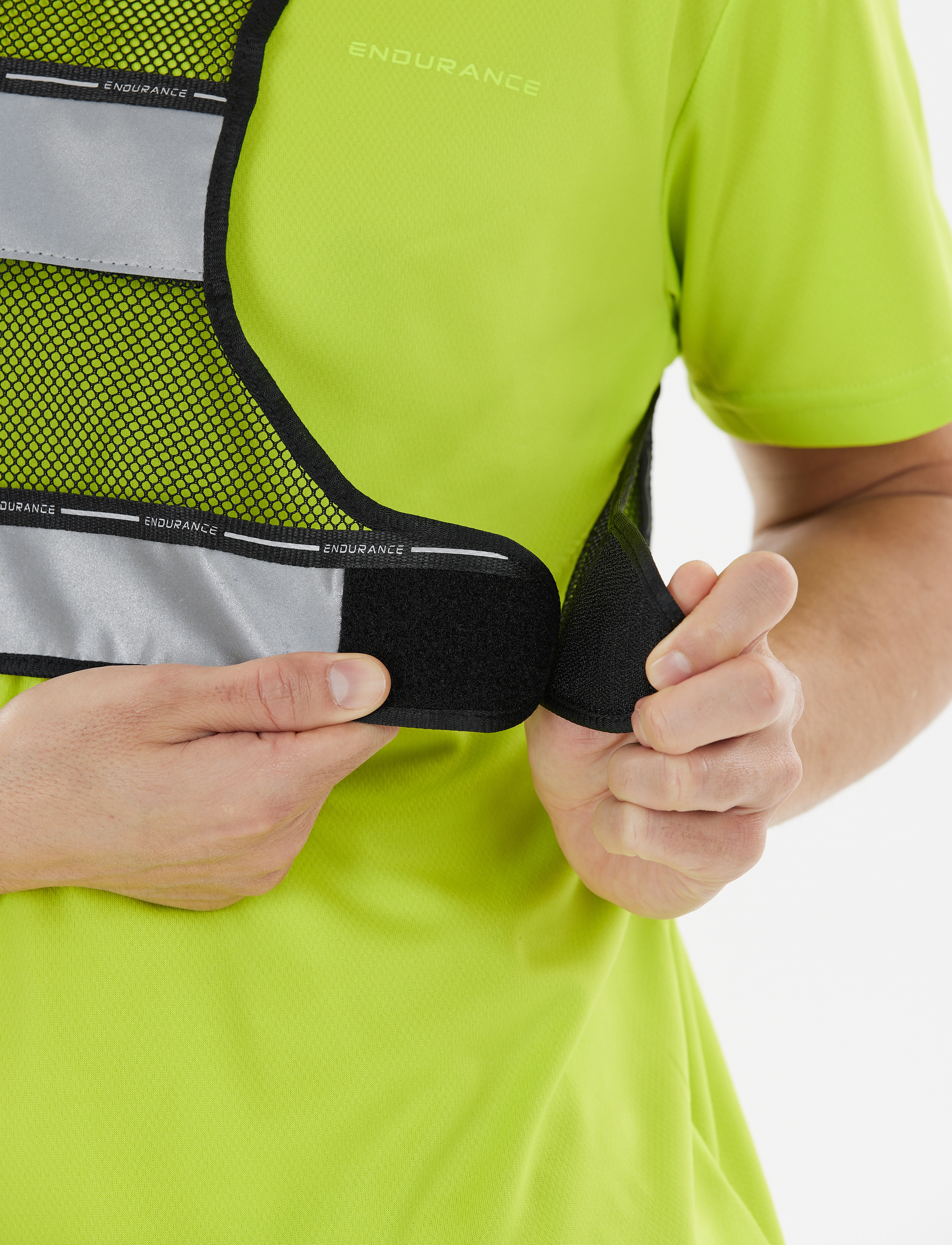 Endurance Borwey Unisex Safety Vest - Streetstyle - BLACK / black