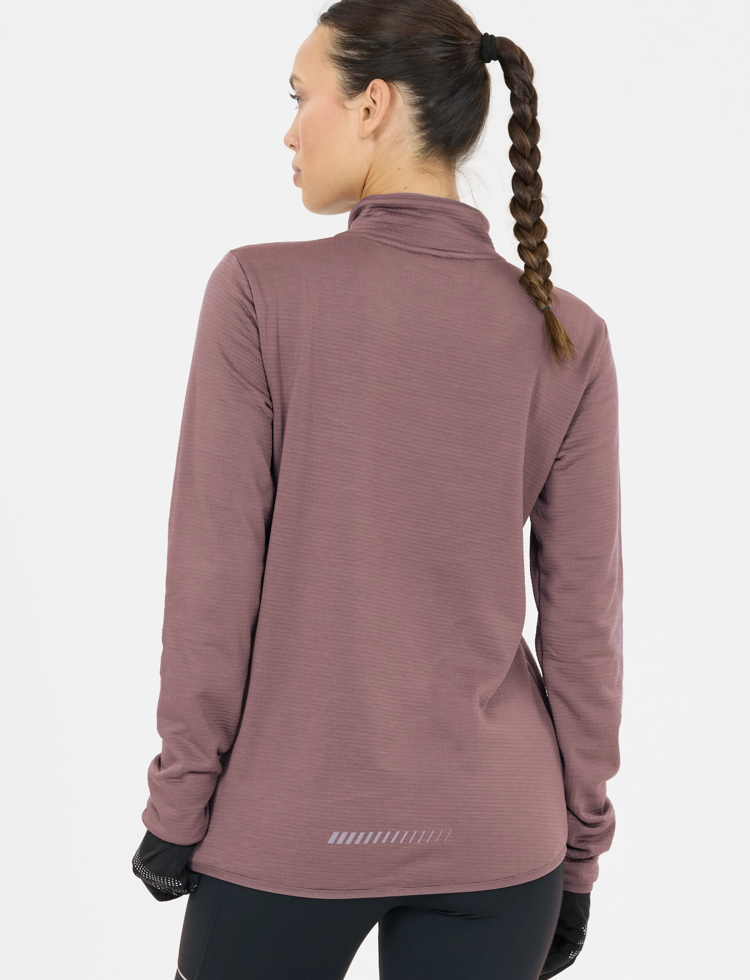 Endurance - Vironic W Waffle Melange Loose Fit - oberteile - moonscape - 5