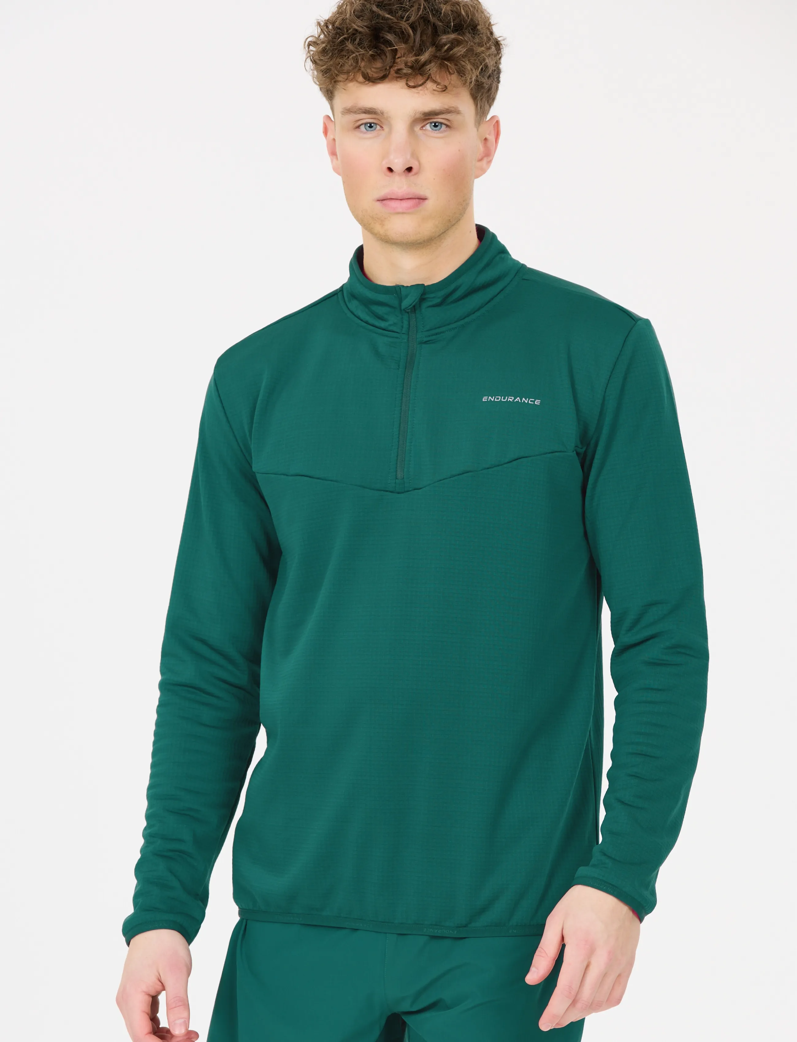 Endurance - Ledger M Waffle Melange Midlayer - fleece & midlayer - dark sea - 4