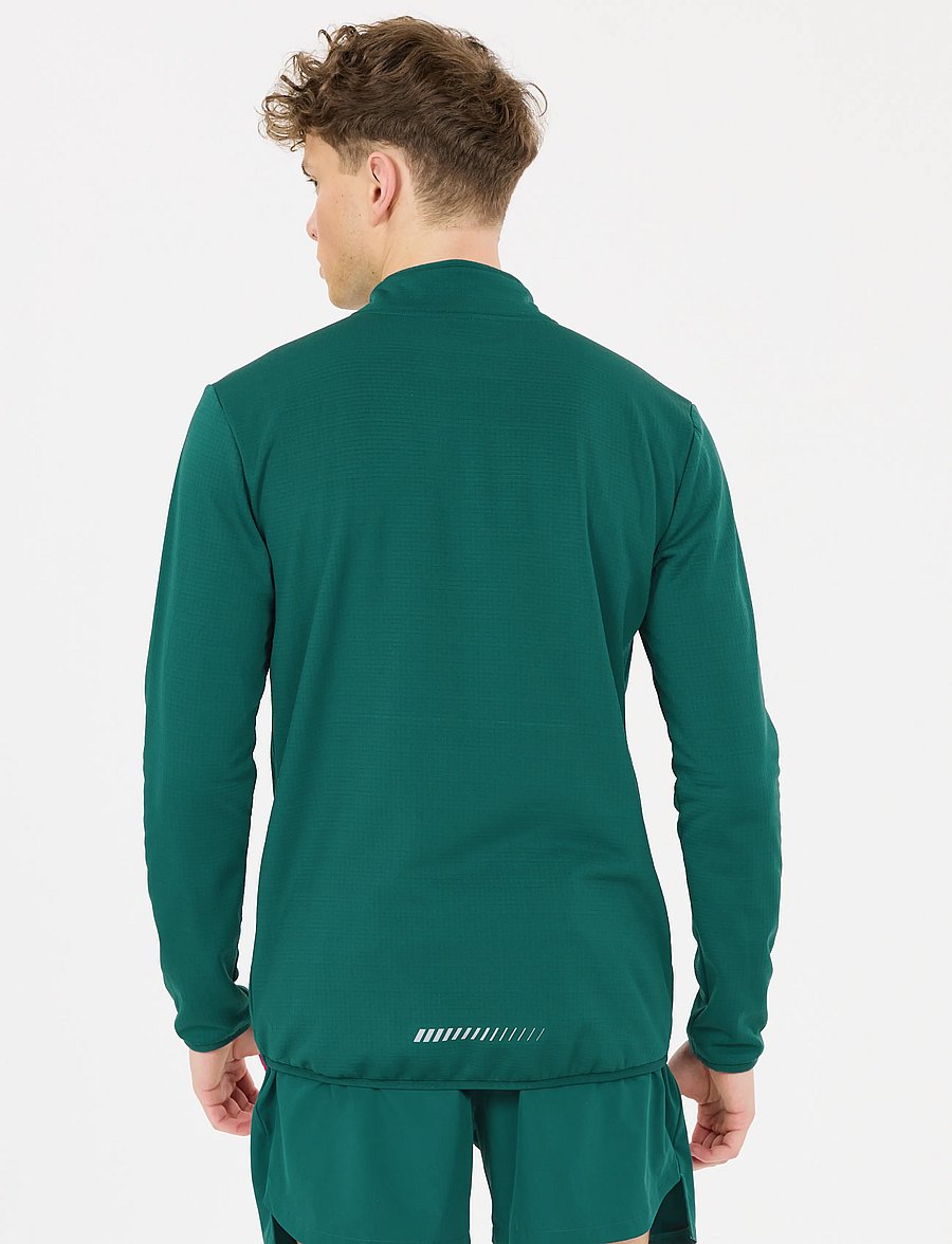 Endurance - Ledger M Waffle Melange Midlayer - fleece & midlayer - dark sea - 5