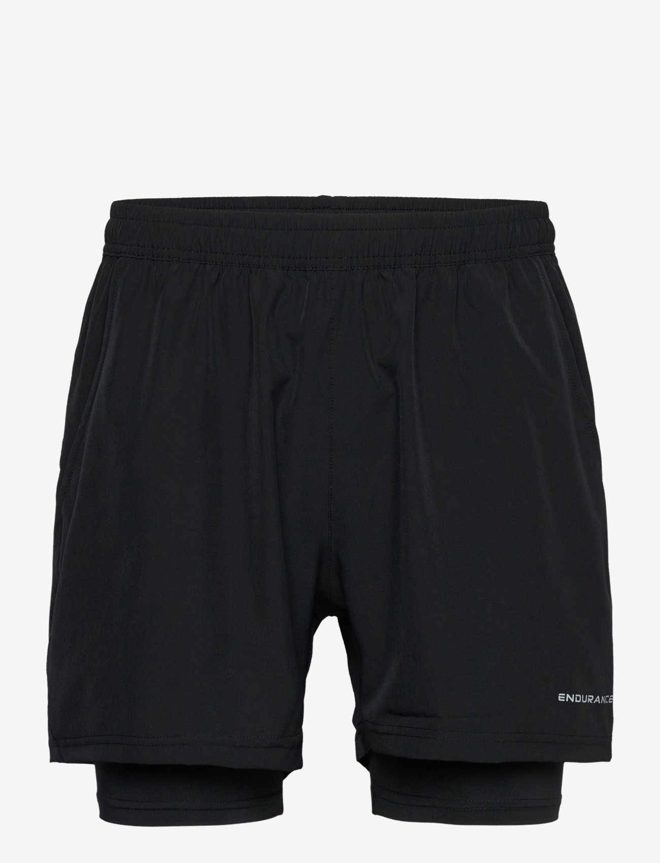 Endurance - Gatun M 2-in-1 Shorts - löparshorts - black (c) - 1