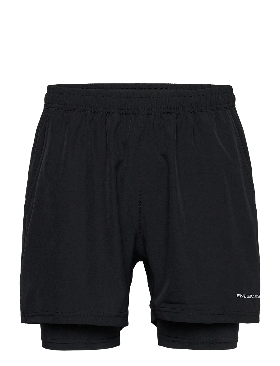 Endurance - Gatun M 2-in-1 Shorts - laufshorts - black (c) - 1