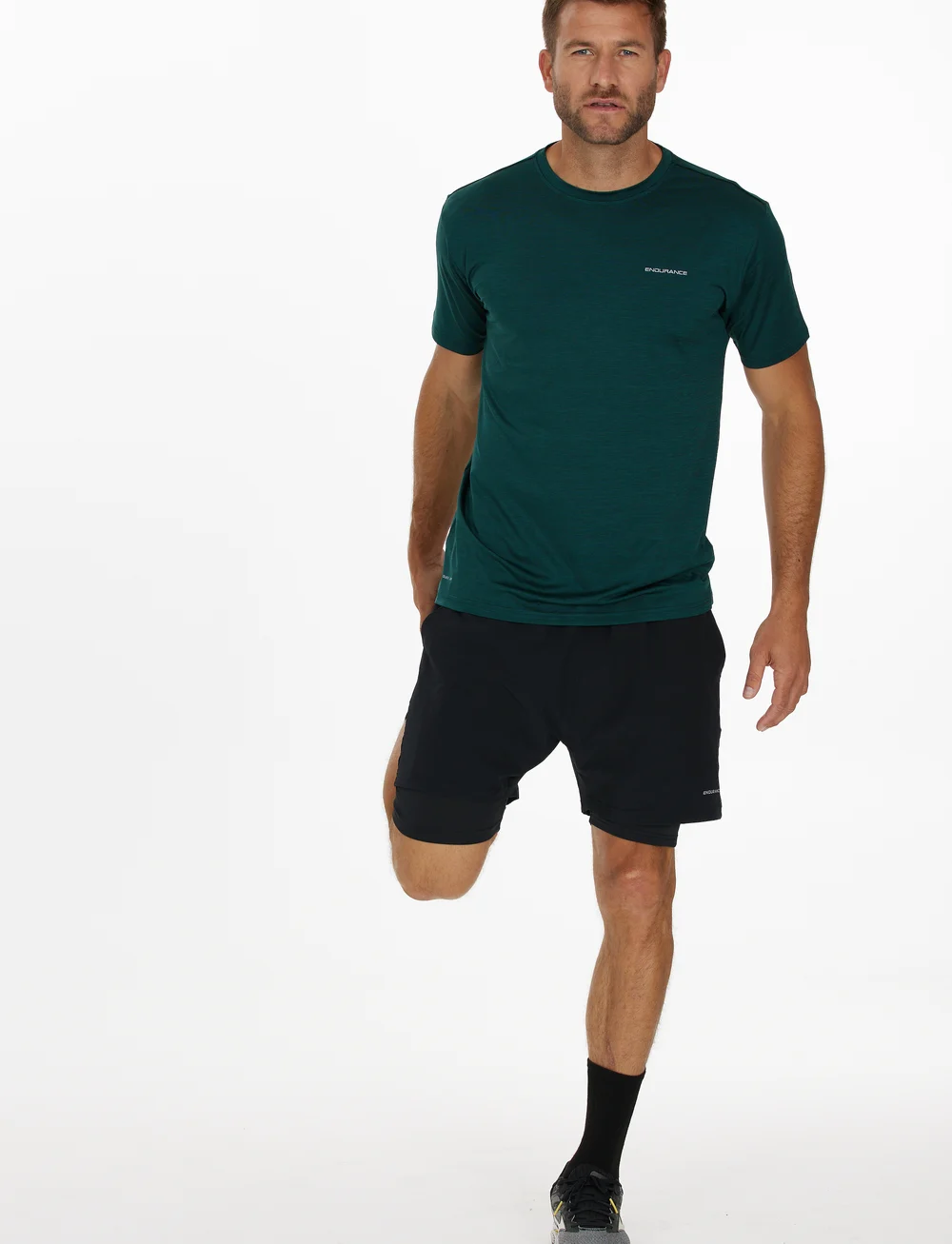 Endurance - Gatun M 2-in-1 Shorts - laufshorts - black (c) - 3