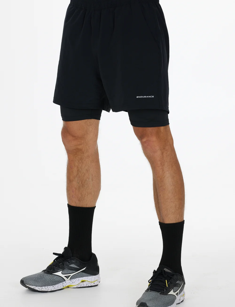 Endurance - Gatun M 2-in-1 Shorts - laufshorts - black (c) - 4