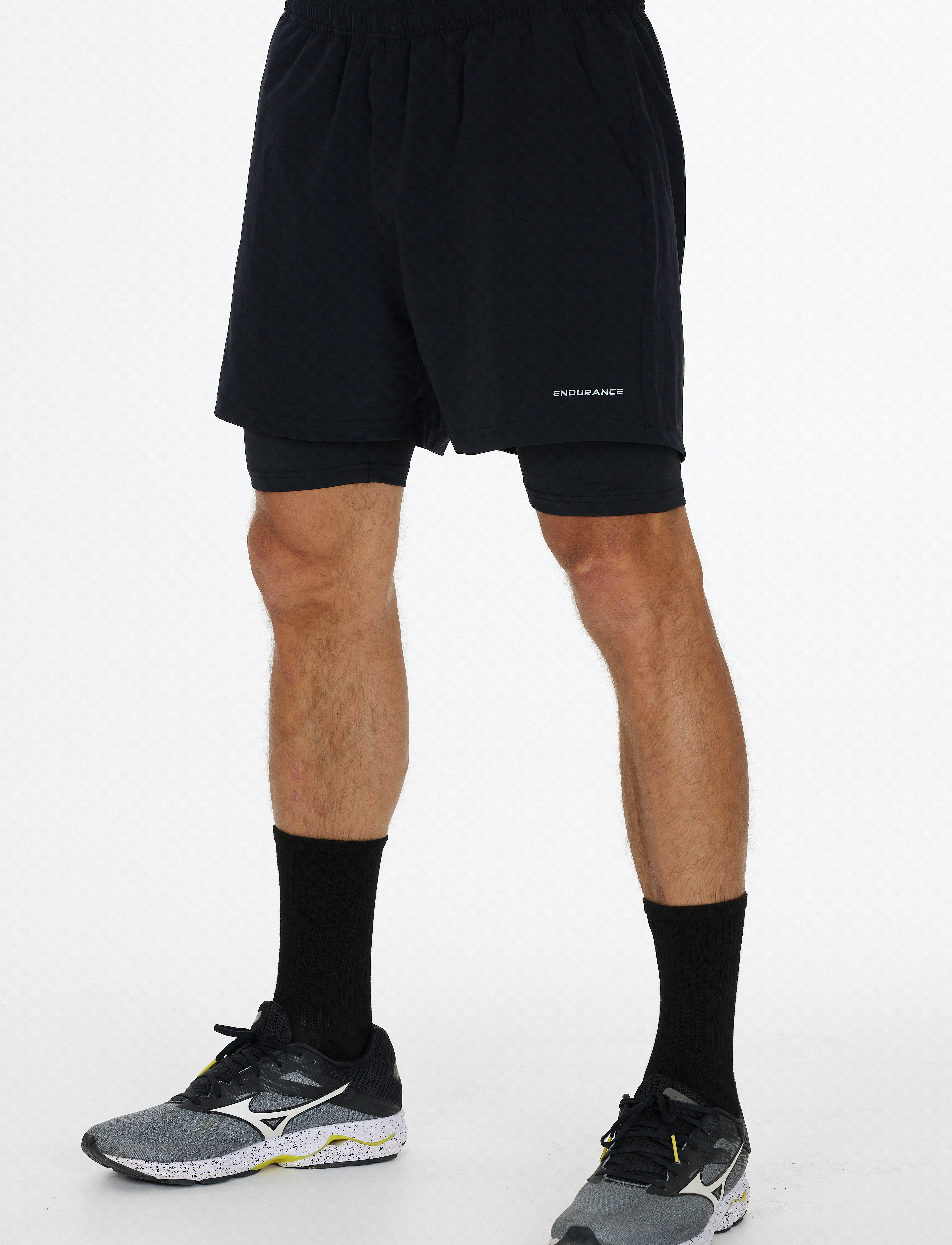 Endurance - Gatun M 2-in-1 Shorts - laufshorts - black (c) - 4