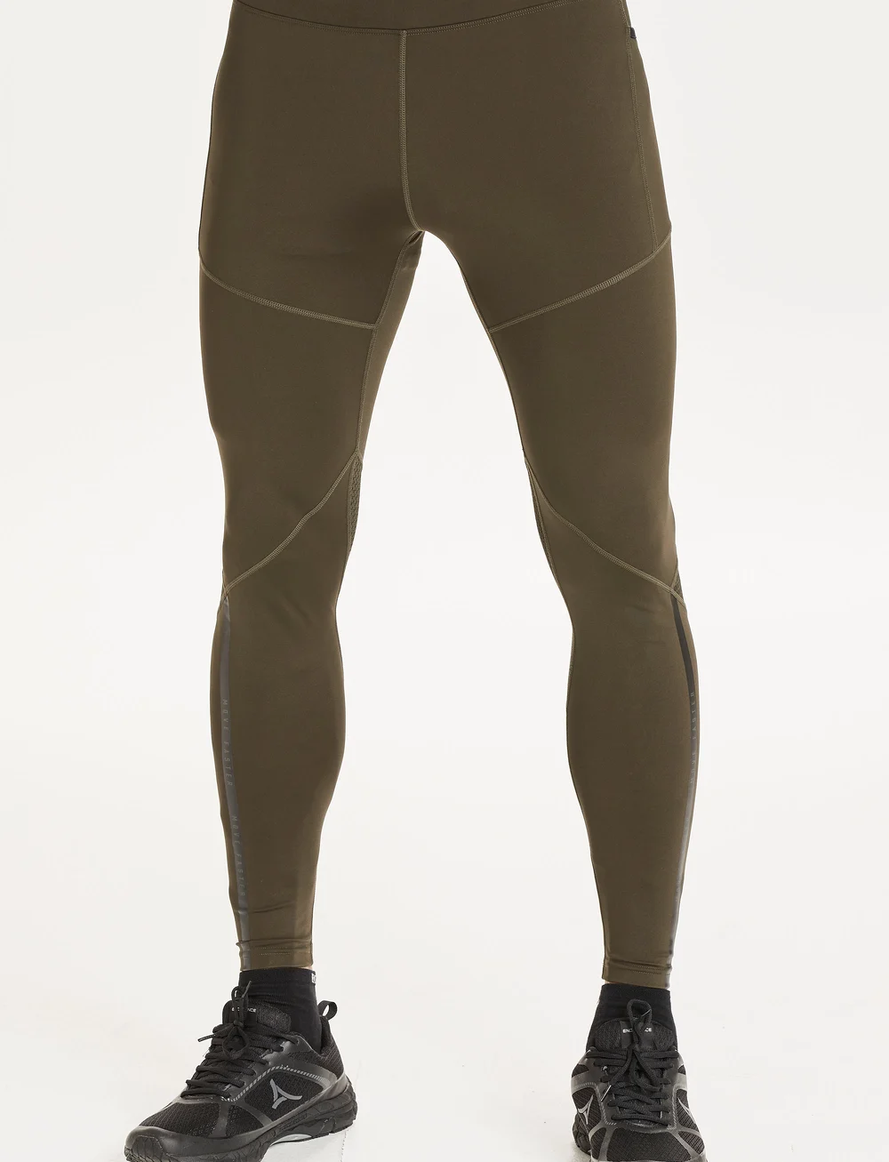 Endurance - Samien M Long Tights - løbetights - green - 0