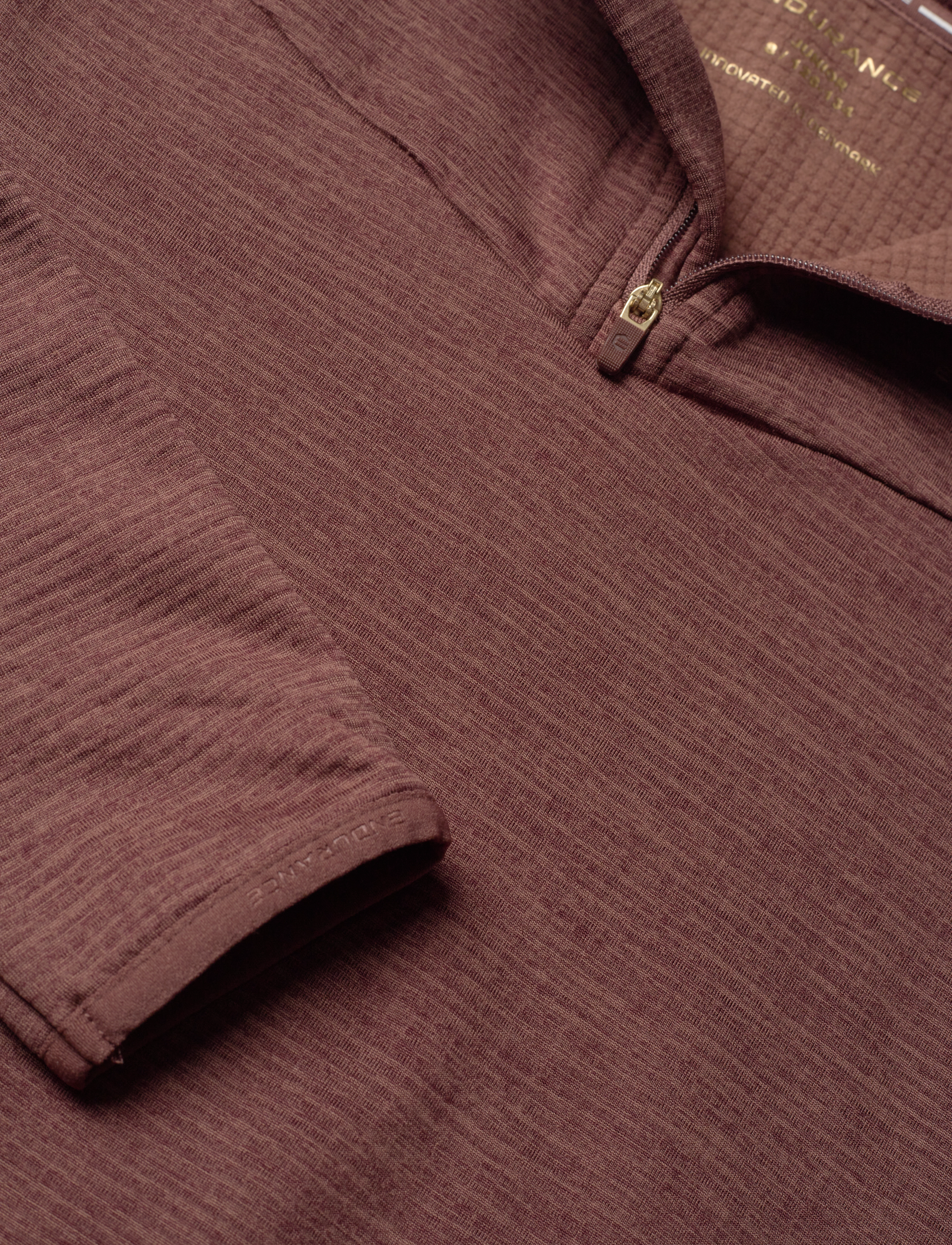 Endurance - Ledger Jr. Waffle Midlayer - marron - 1