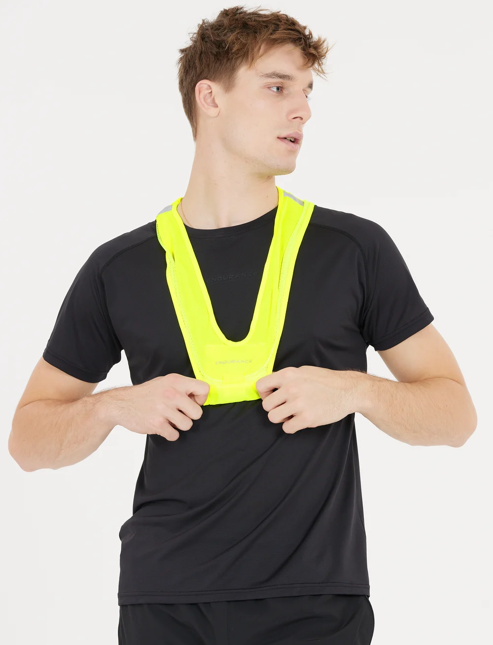Endurance - Bayker Unisex LED Vest - løbeudstyr - safety yellow - 0