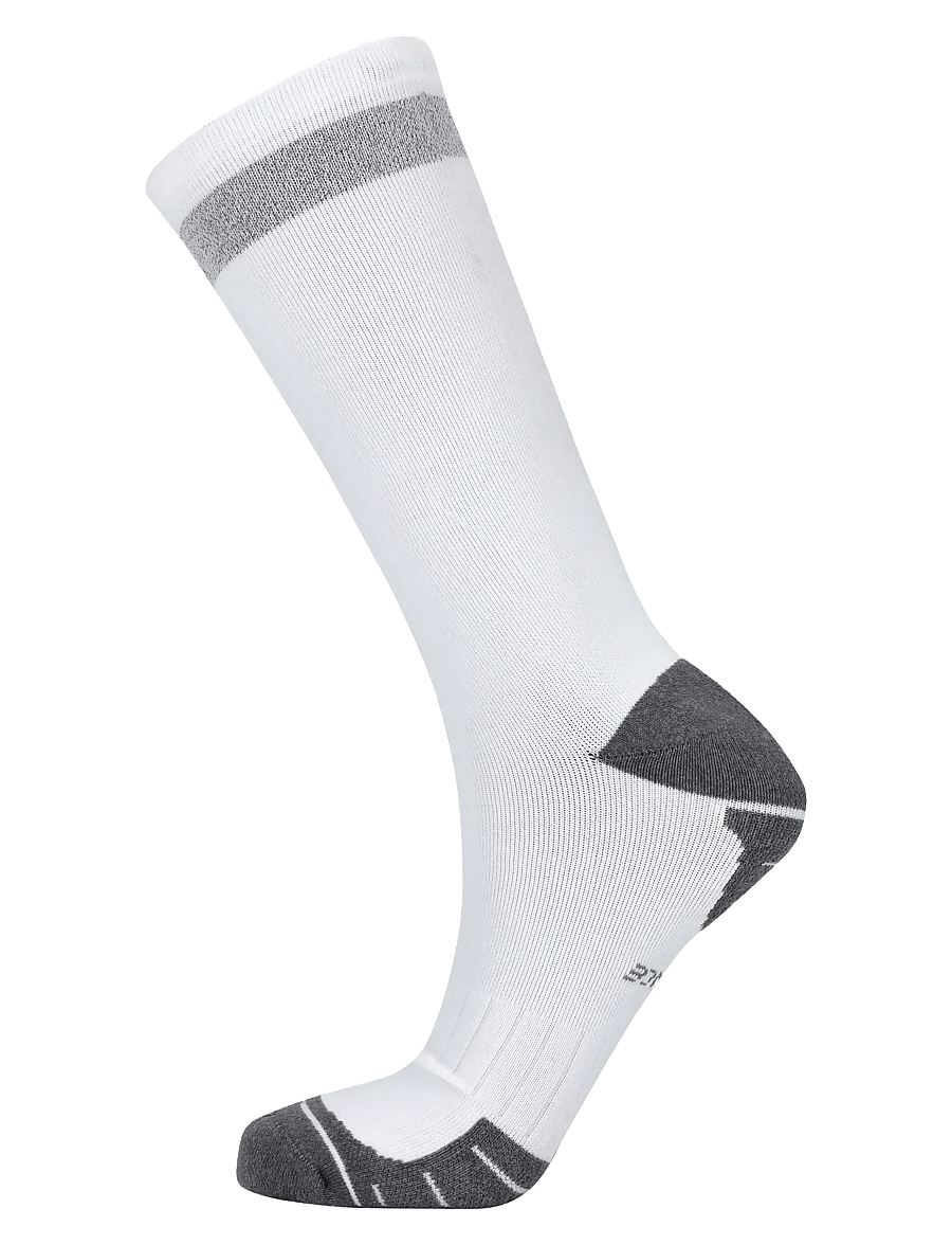 Endurance - Torent Reflective Mid Length Runnin - sportstrømper - white - 0