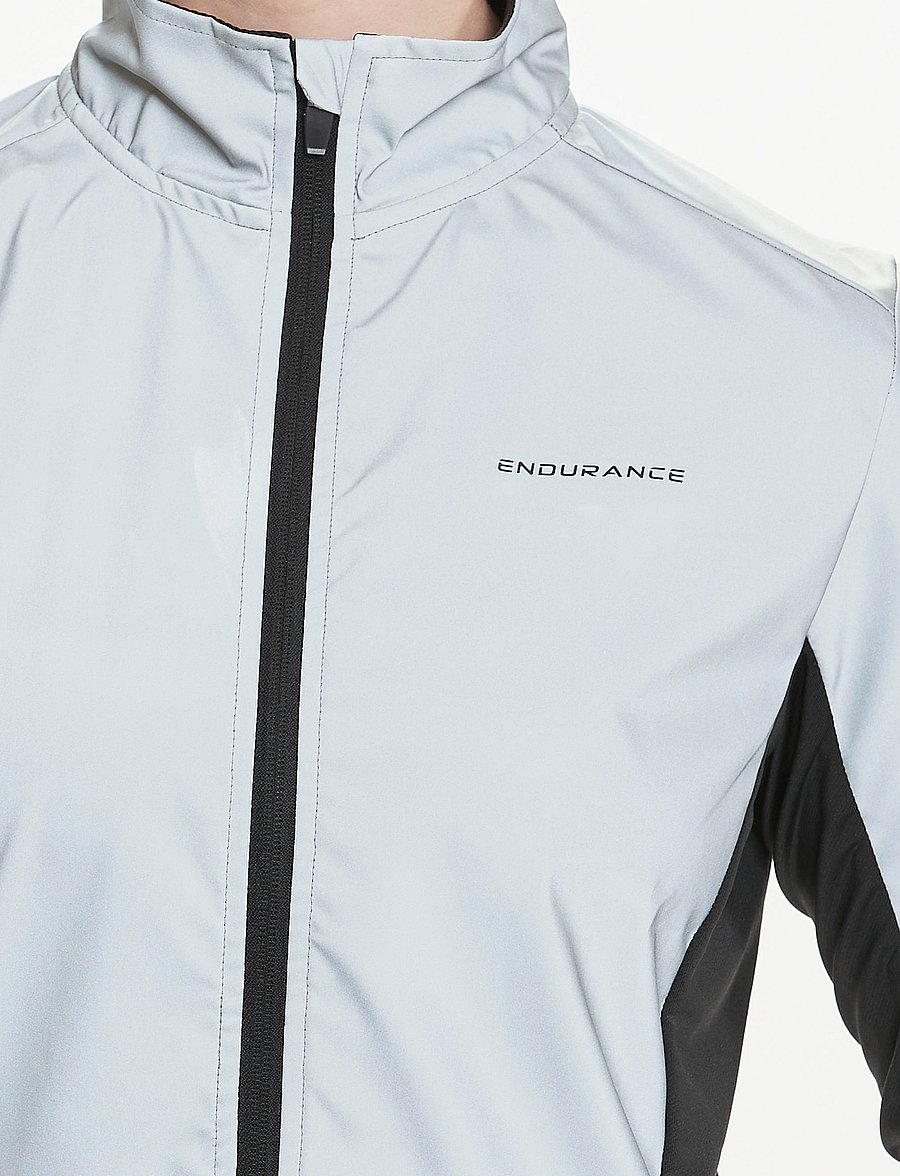 Endurance - Rumey W Light The Night Jacket - trainingsjacken - reflex - 5