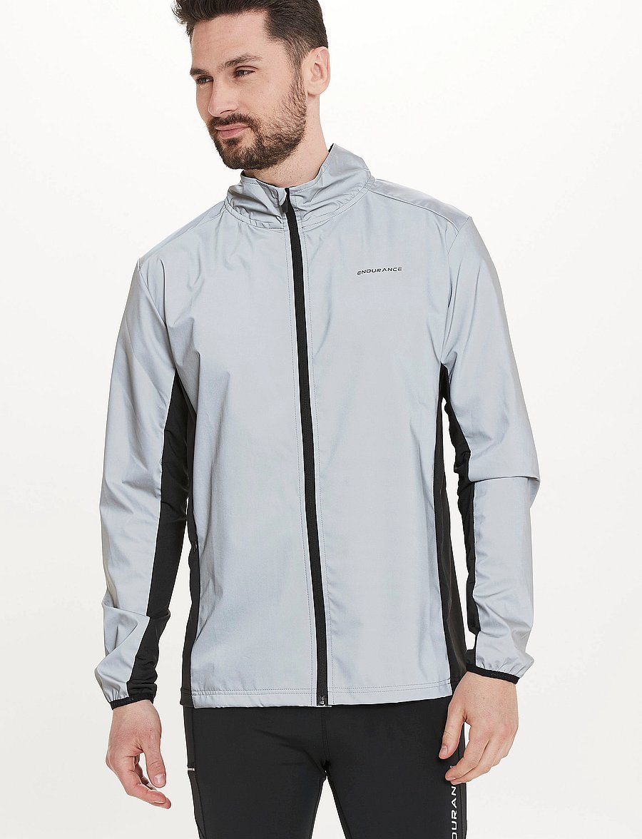 Endurance - Peelier M Light The Night Jacket - sportjackor - reflex - 0