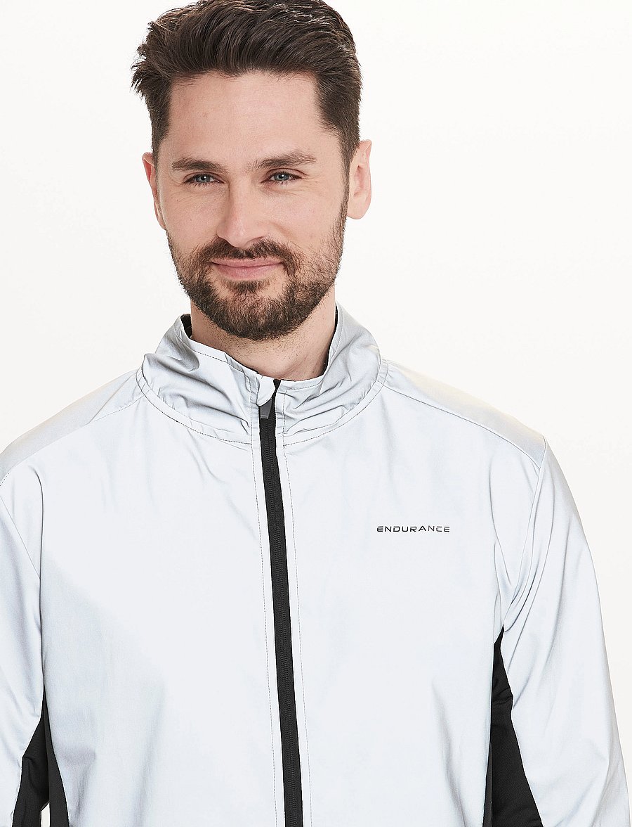 Endurance - Peelier M Light The Night Jacket - sportjackor - reflex - 4