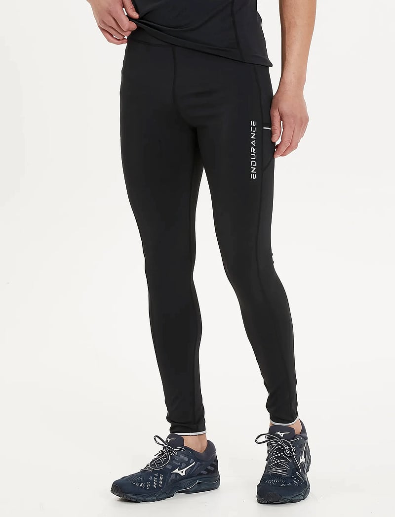 Endurance - Energy V2 M Long Tights - running tights - black - 0