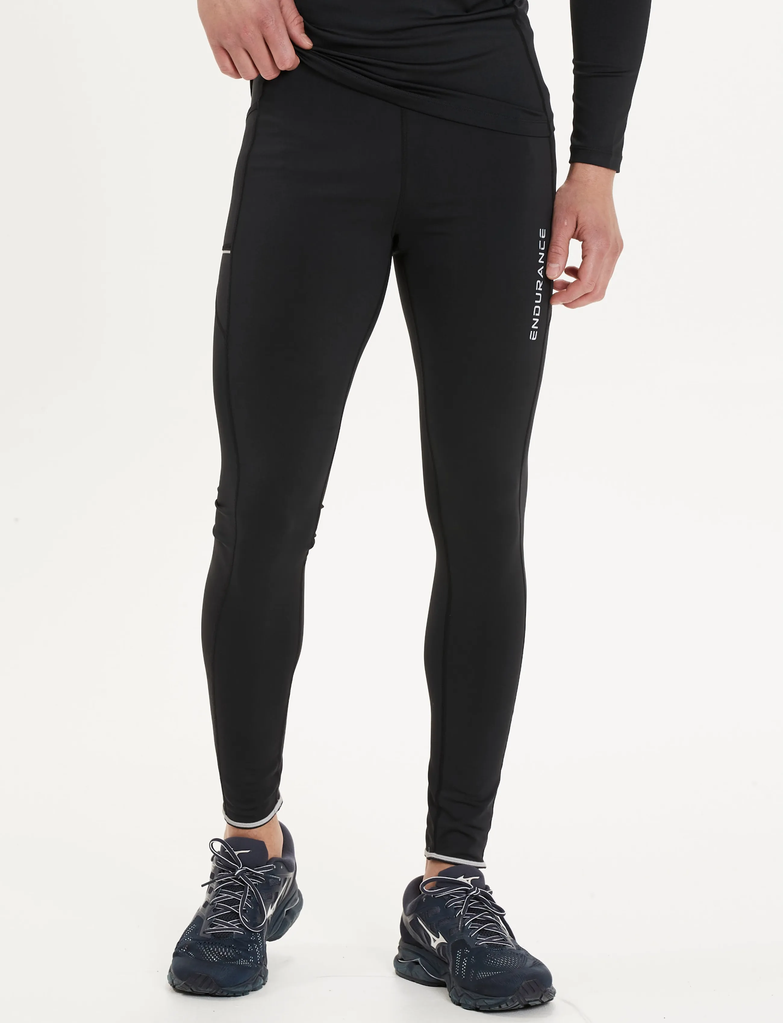 Endurance - Energy V2 M Winter Tights - träningstights - black - 3