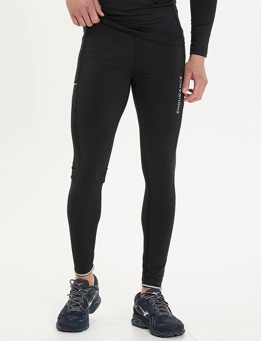 Endurance - Energy V2 M Winter Tights - träningstights - black - 3
