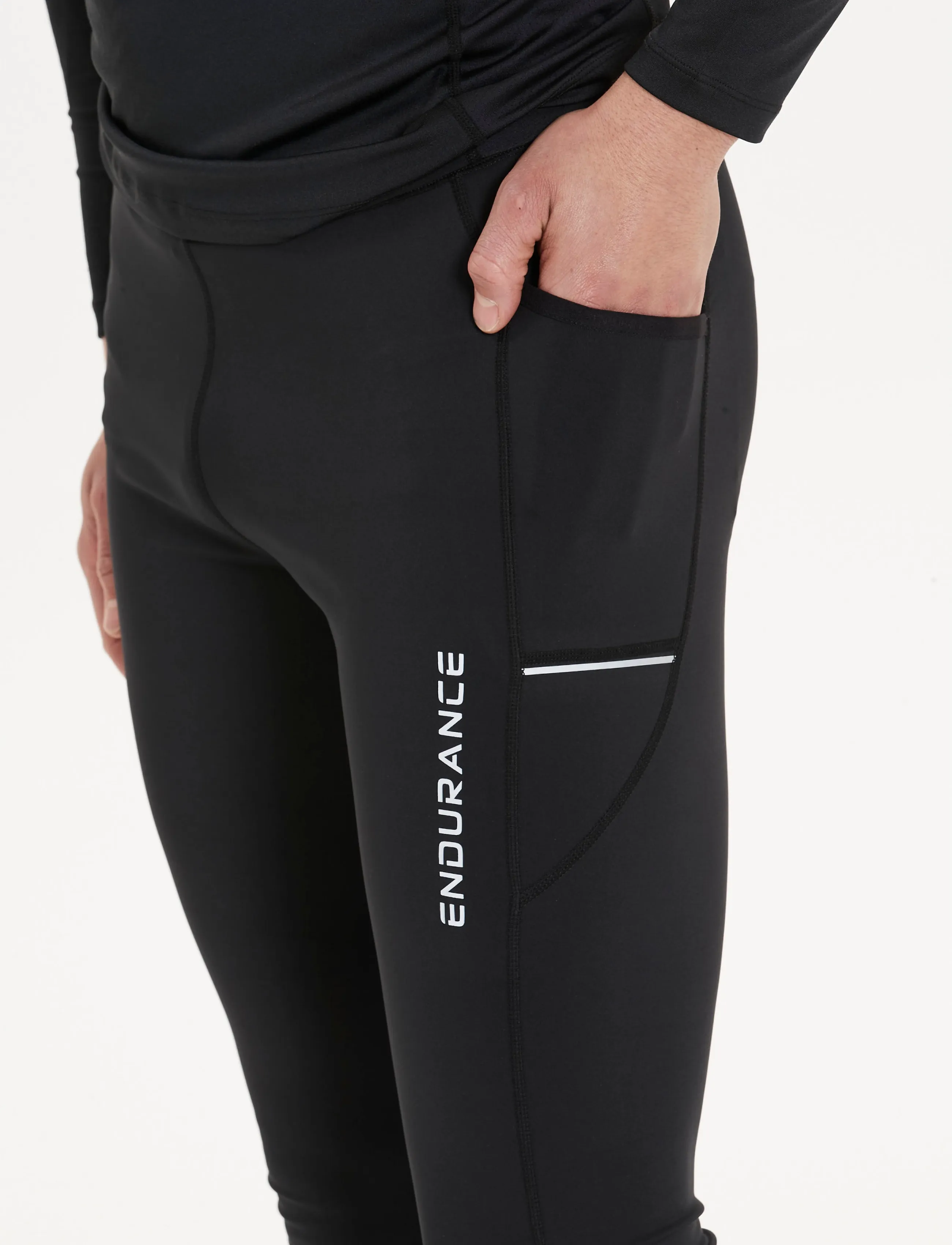 Endurance Energy V2 M Winter Tights - Streetstyle - BLACK / black