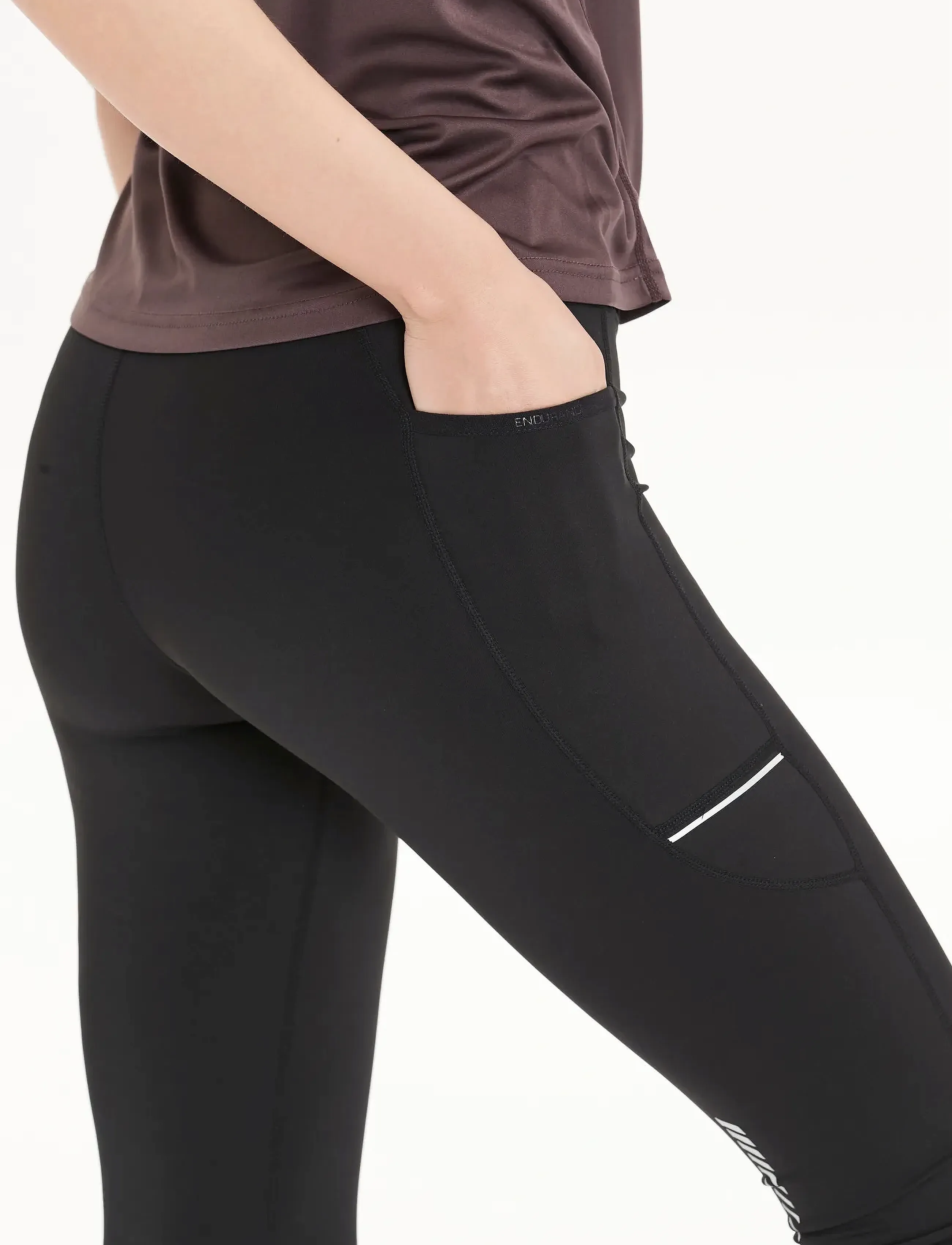 Endurance - Energy V2 W 3/4 Tights - lauftights - black - 5