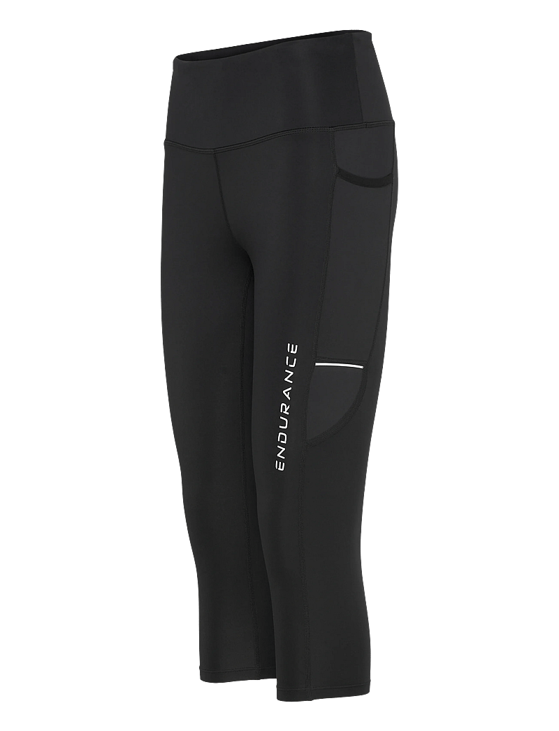 Endurance - Energy V2 W 3/4 Tights - löpartights - black - 3