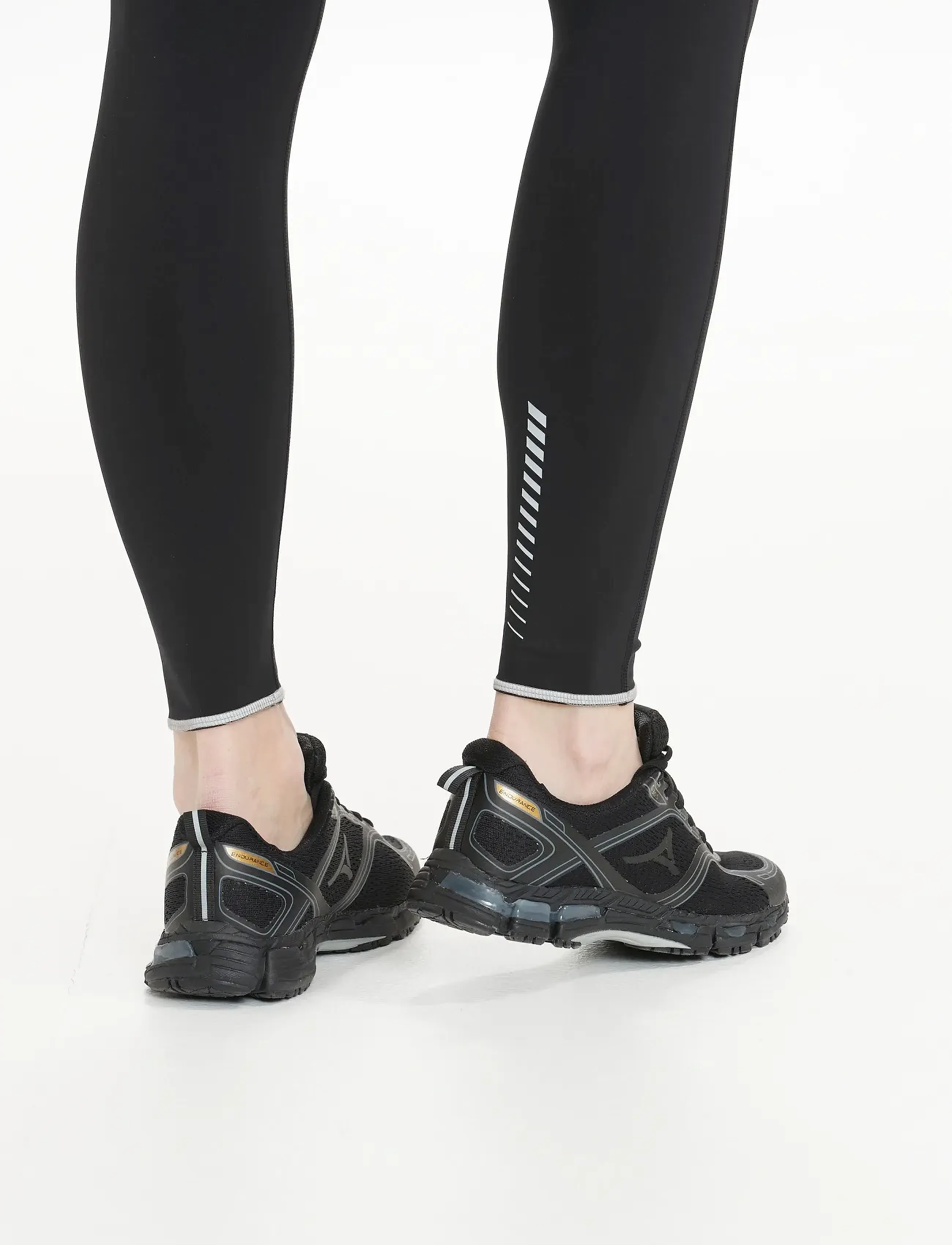 Endurance - Energy V2 W Long Tights - running tights - black - 3