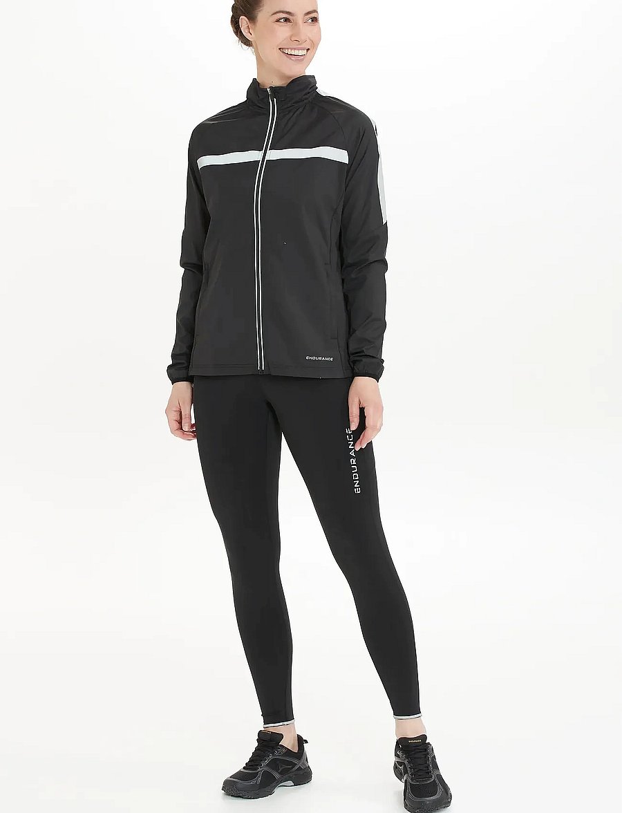 Endurance - Energy V2 W Long Tights - legginsy do biegania - black - 4