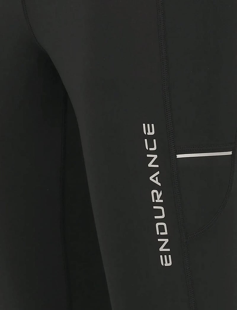Endurance - Energy V2 W Windblock Tights - löpartights - black - 5