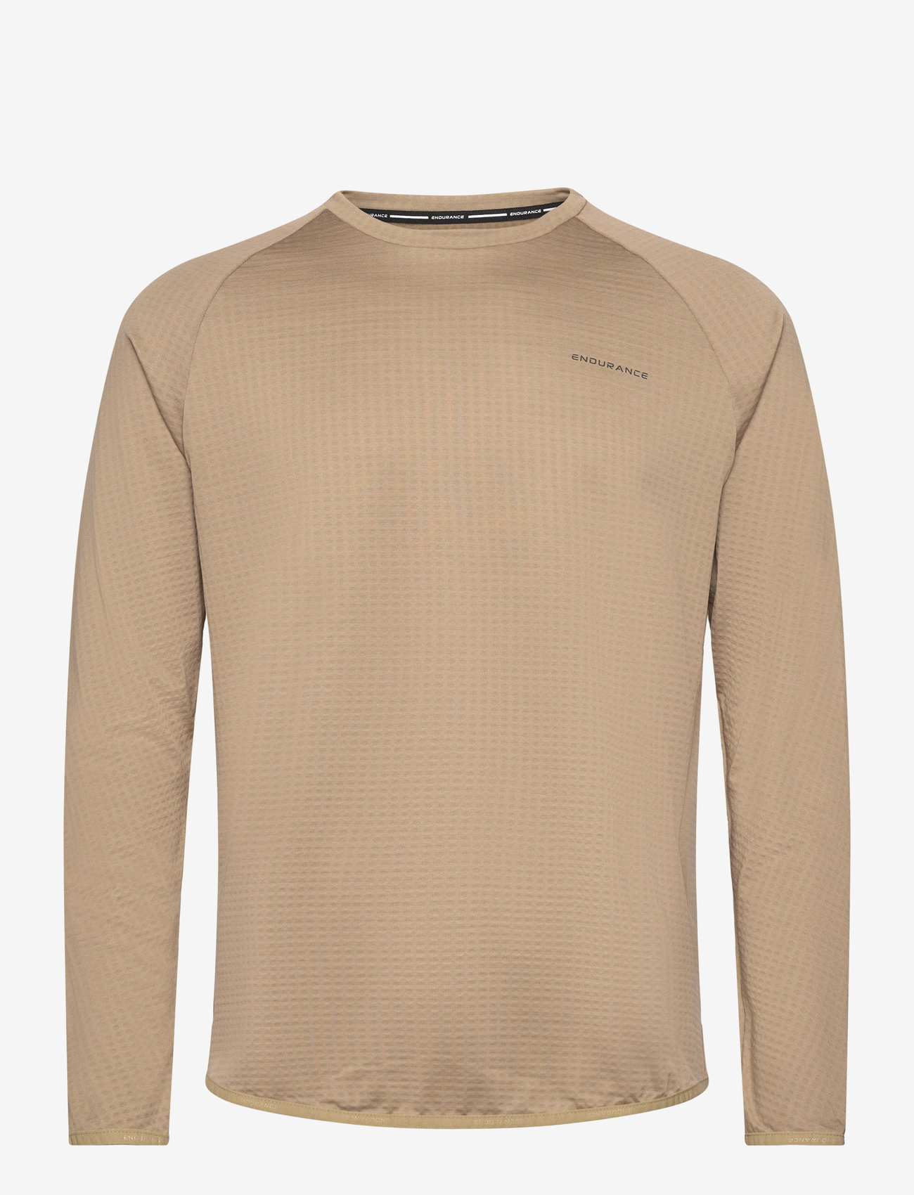 Endurance - Avan M Waffle L/S Tee - beige - 1