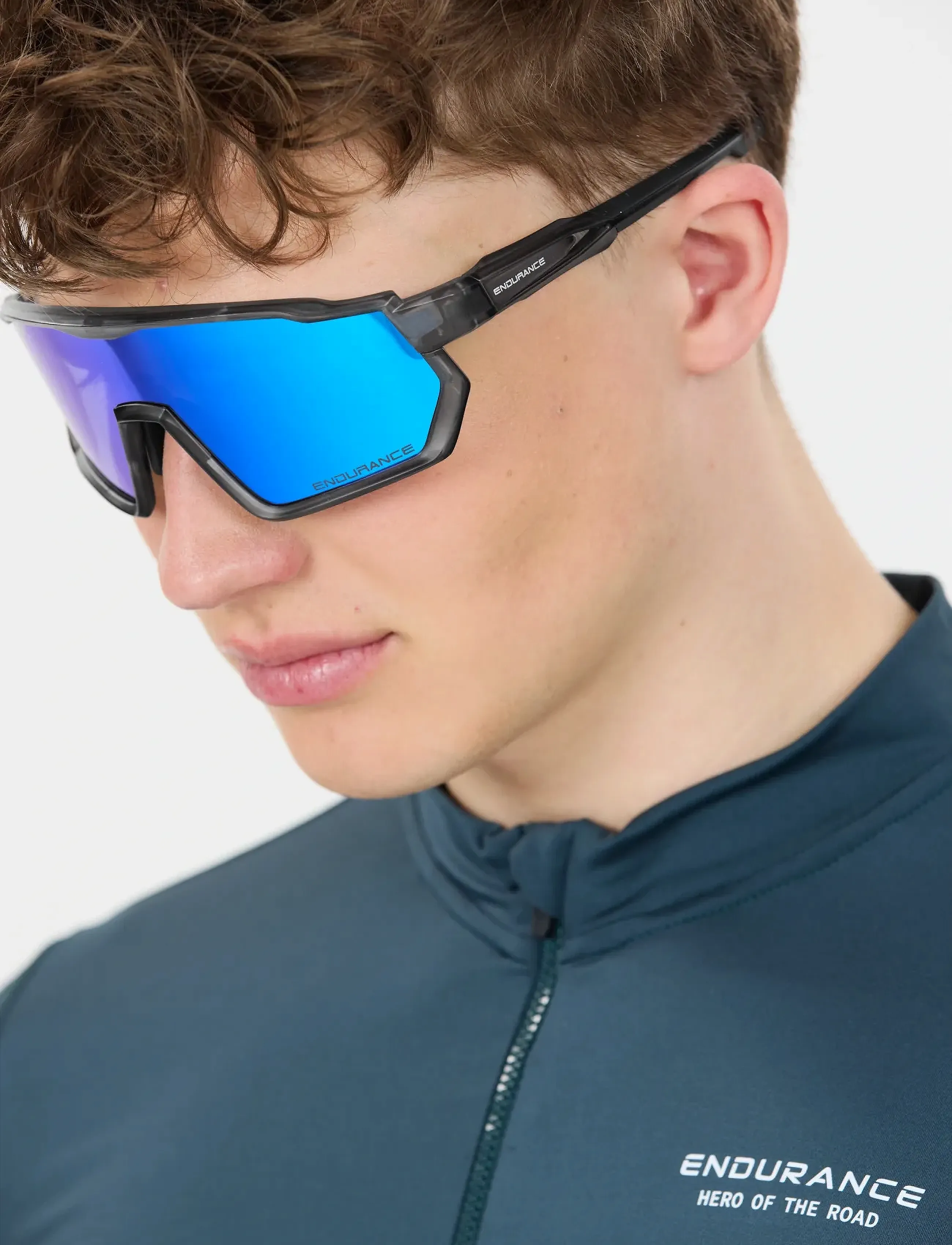Endurance Mathieu Full Frame Sports Glass, Mænd, Fuld Ramme Spejl Sportsbriller, Sort, Str: ONE SIZE