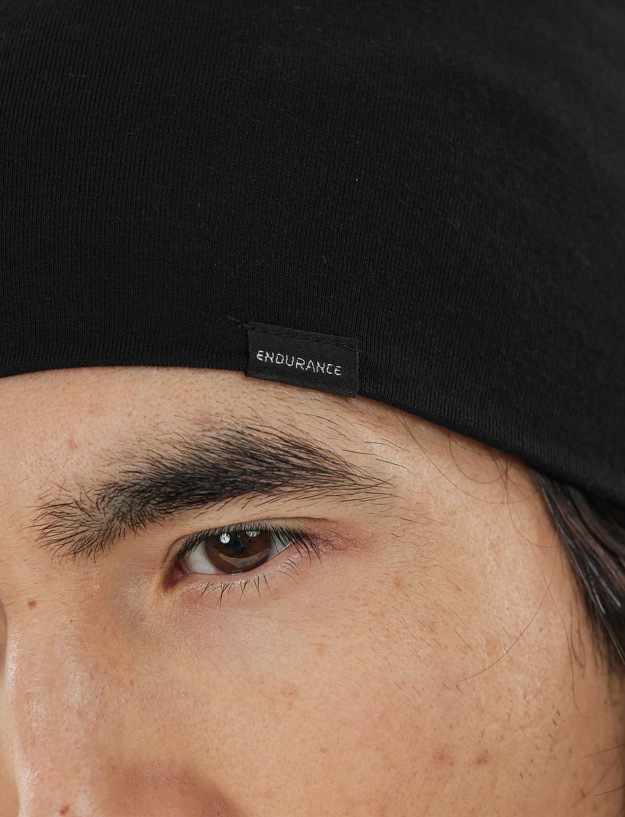 Endurance - Gesell Wool/Bamboo Viscose Hat - mössor - black - 5