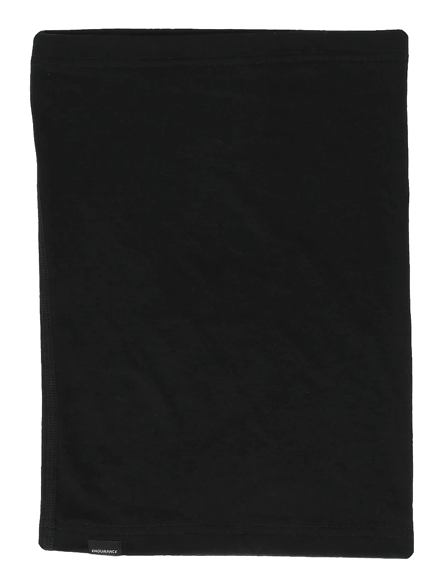 Endurance - Gesell Wool/Bamboo Viscose Neck Gai - winter scarves - black - 0