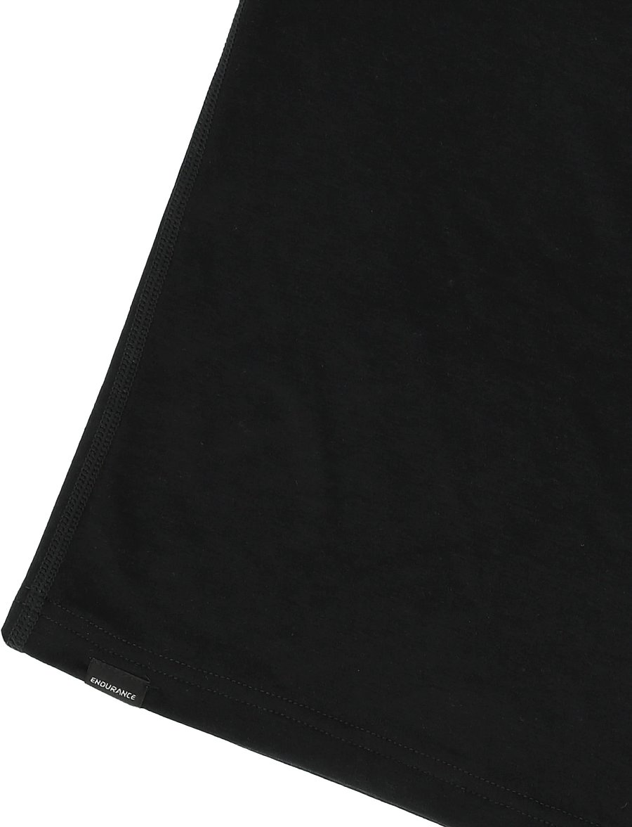 Endurance - Gesell Wool/Bamboo Viscose Neck Gai - winter scarves - black - 1