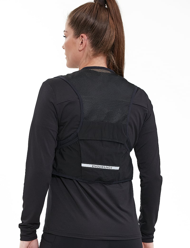 Endurance - Boona Running Vest W/ Bottles - laufausrüstung - black - 3